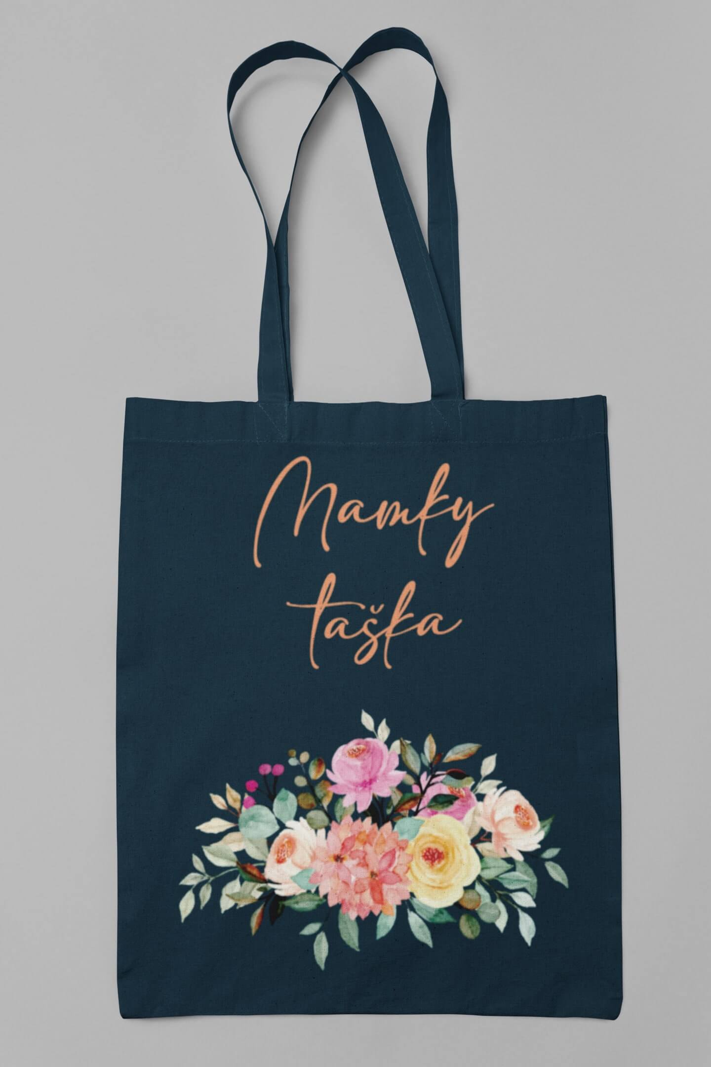 Bavlněná taška Mamky taška Barva: Petrolejová modrá