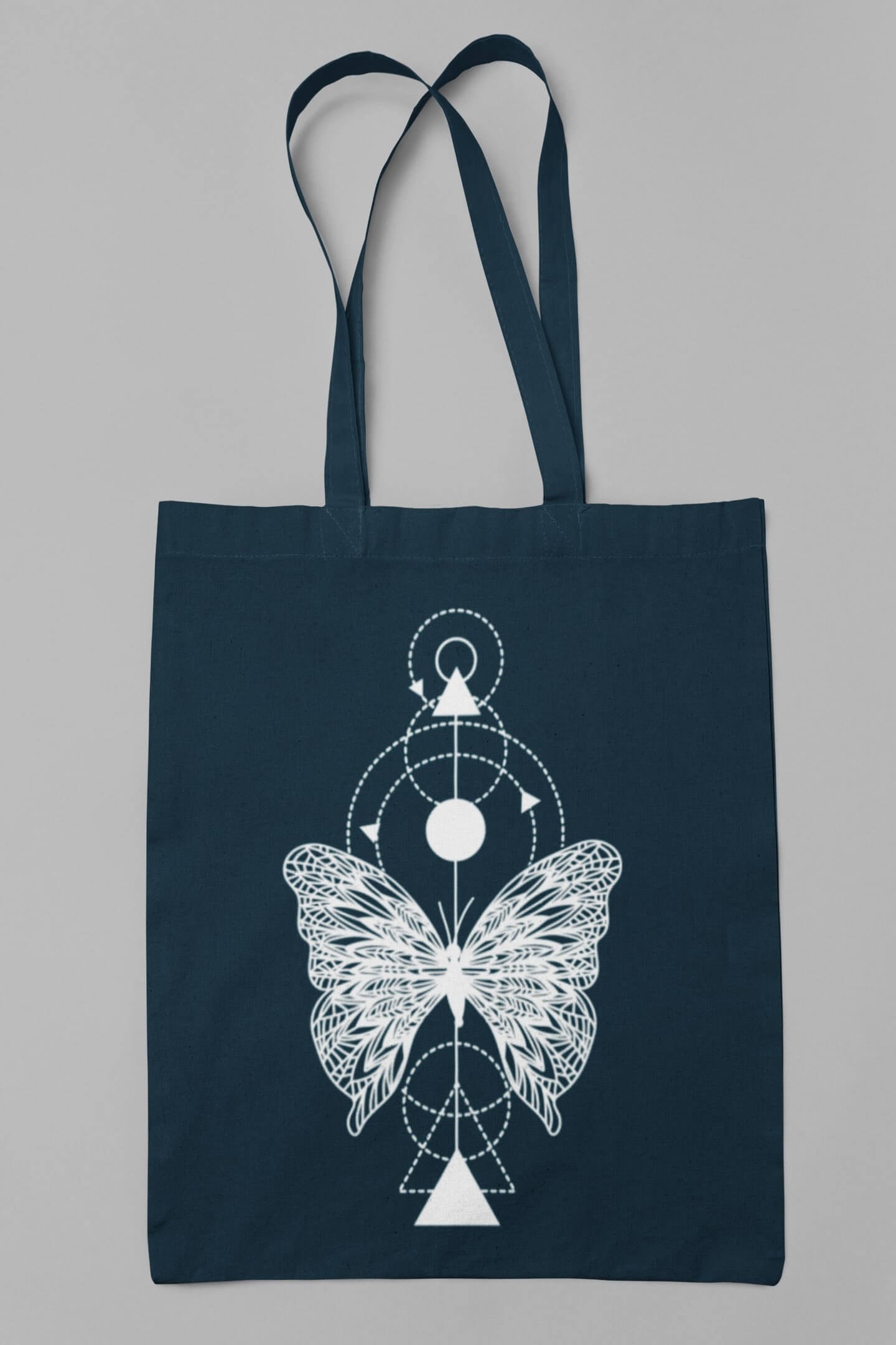 Bavlněná taška Motýl Barva: Petrolejová modrá