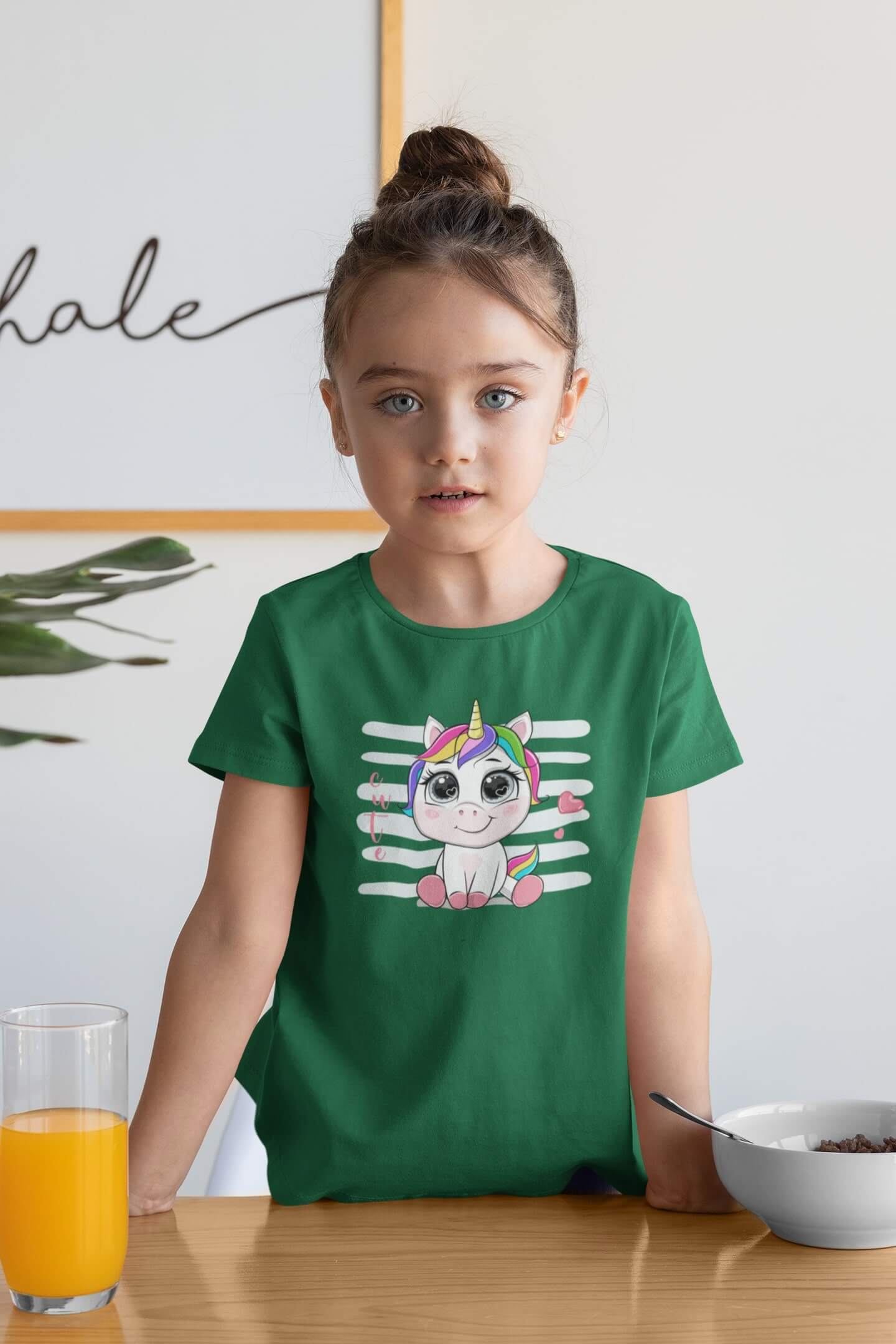Dívčí tričko Cute jednorožec