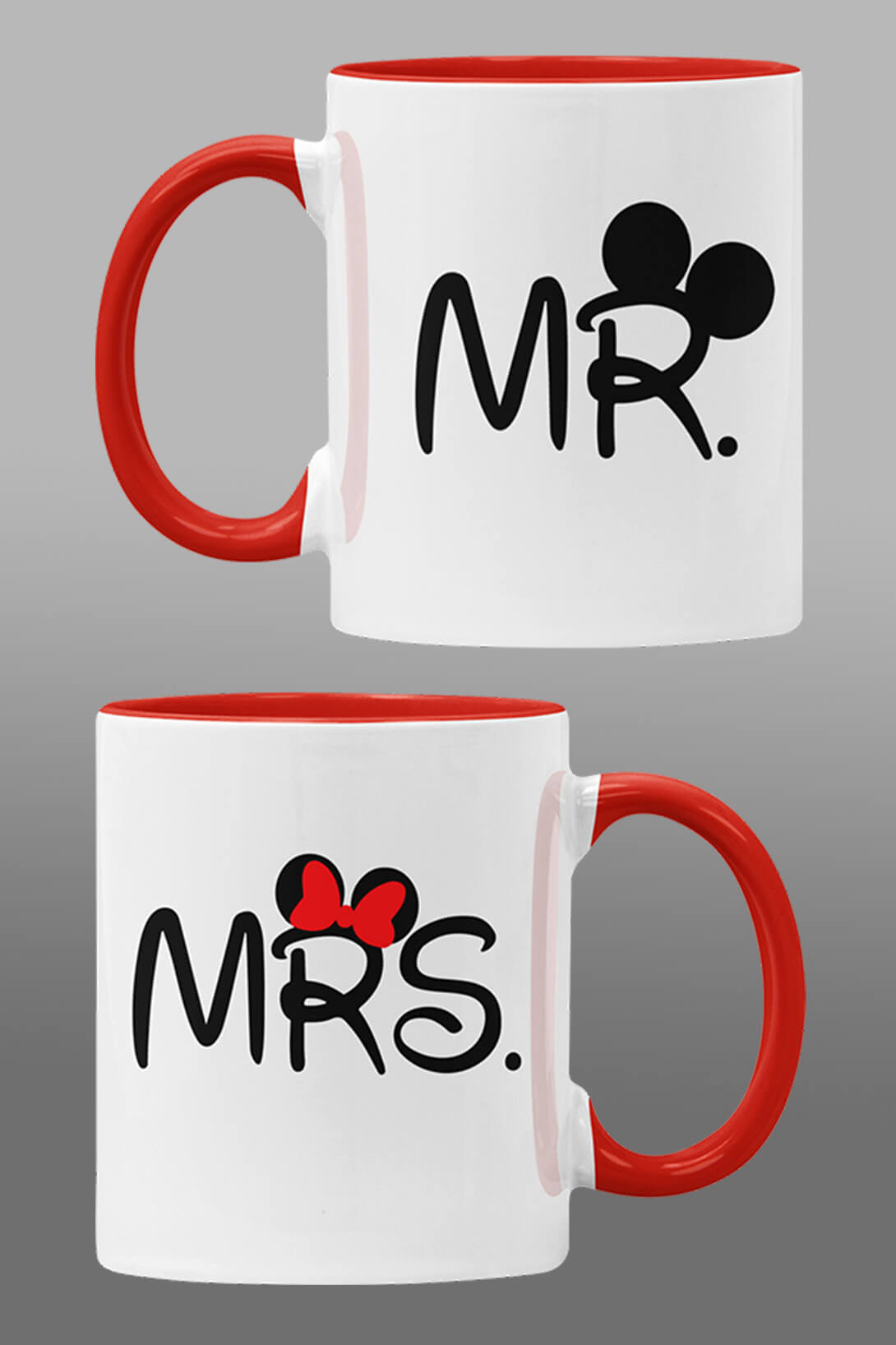 Hrnky pro zamilované MR a MRS Barva: Červená