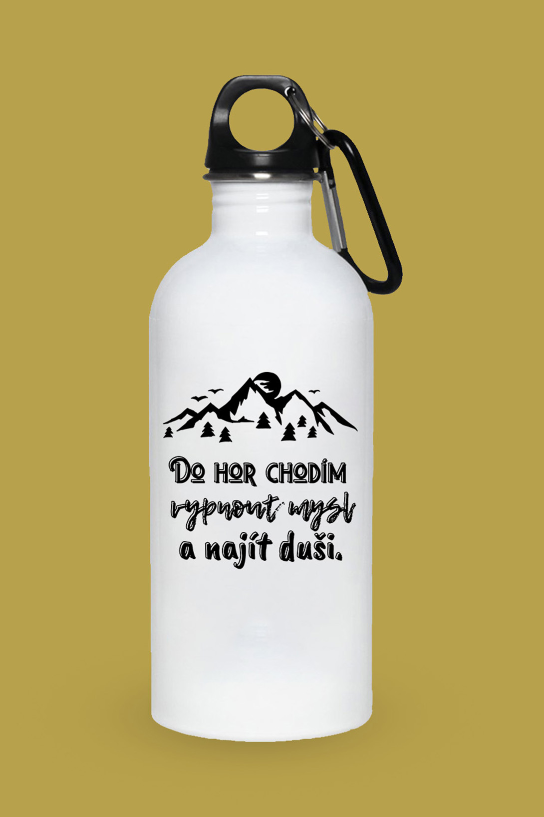 Turistická láhev Do hor chodím Varianta: 600 ml