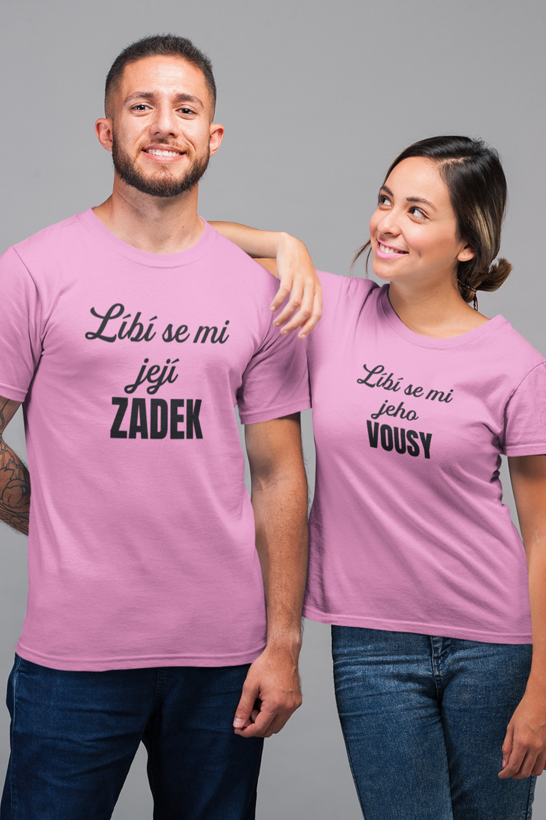 Trička pro páry Líbí se mi