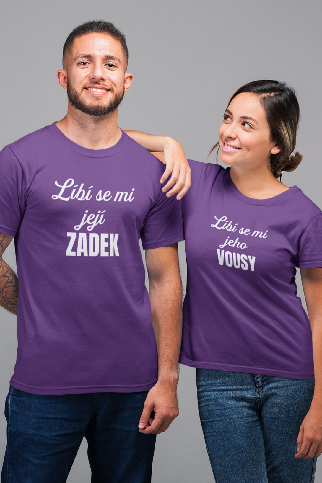 Trička pro páry Líbí se mi