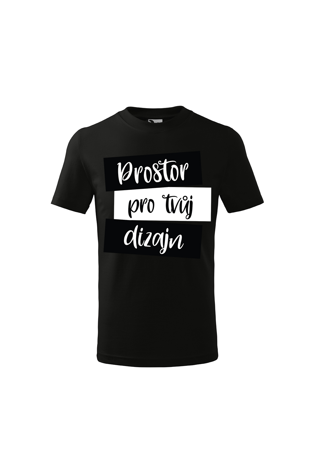 Dětské tričko s vlastním potiskem (krátký rukáv) Barva: Černá, Velikost: 122