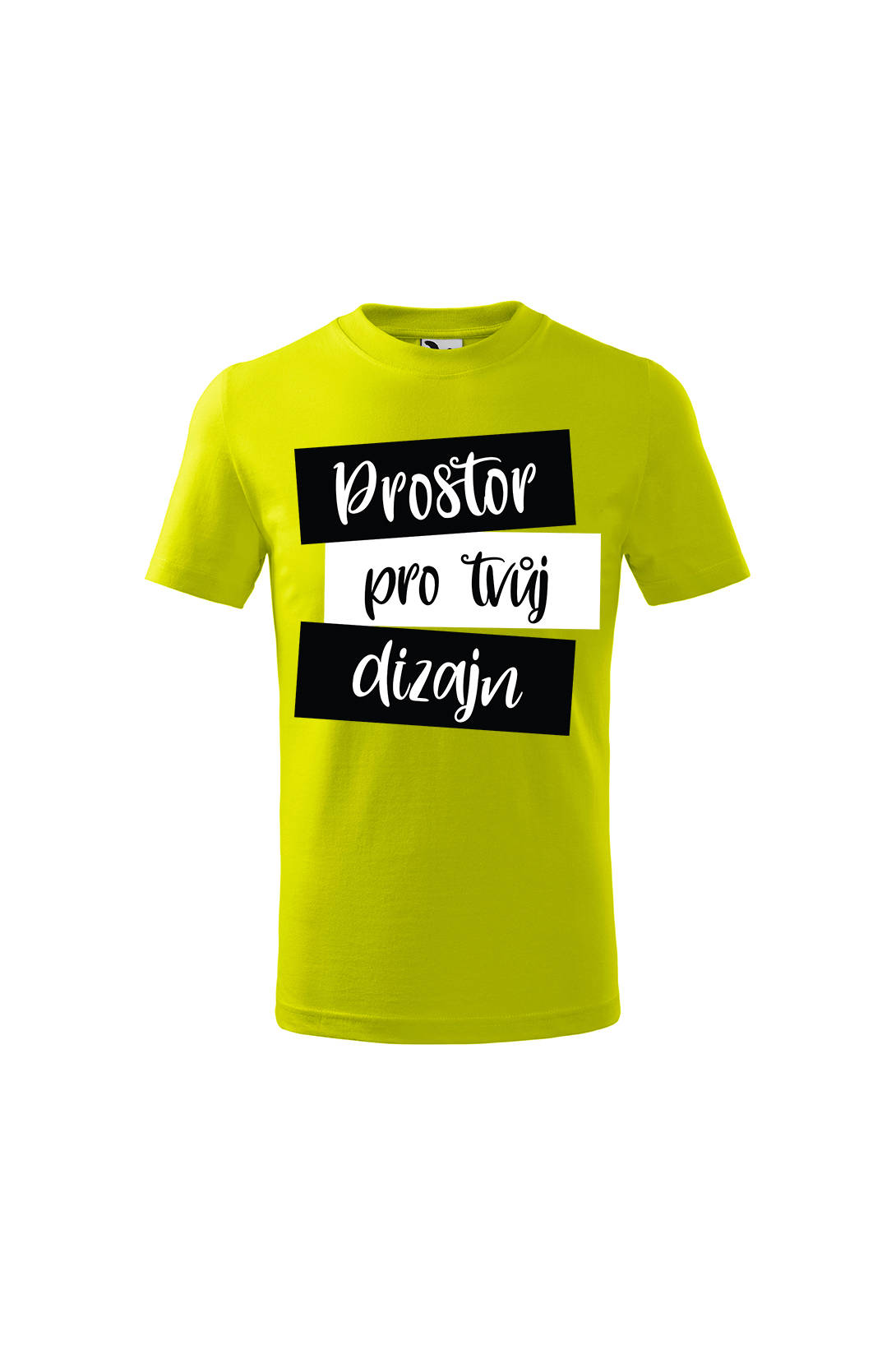 Dětské tričko s vlastním potiskem (krátký rukáv) Barva: Limetková, Velikost: 122