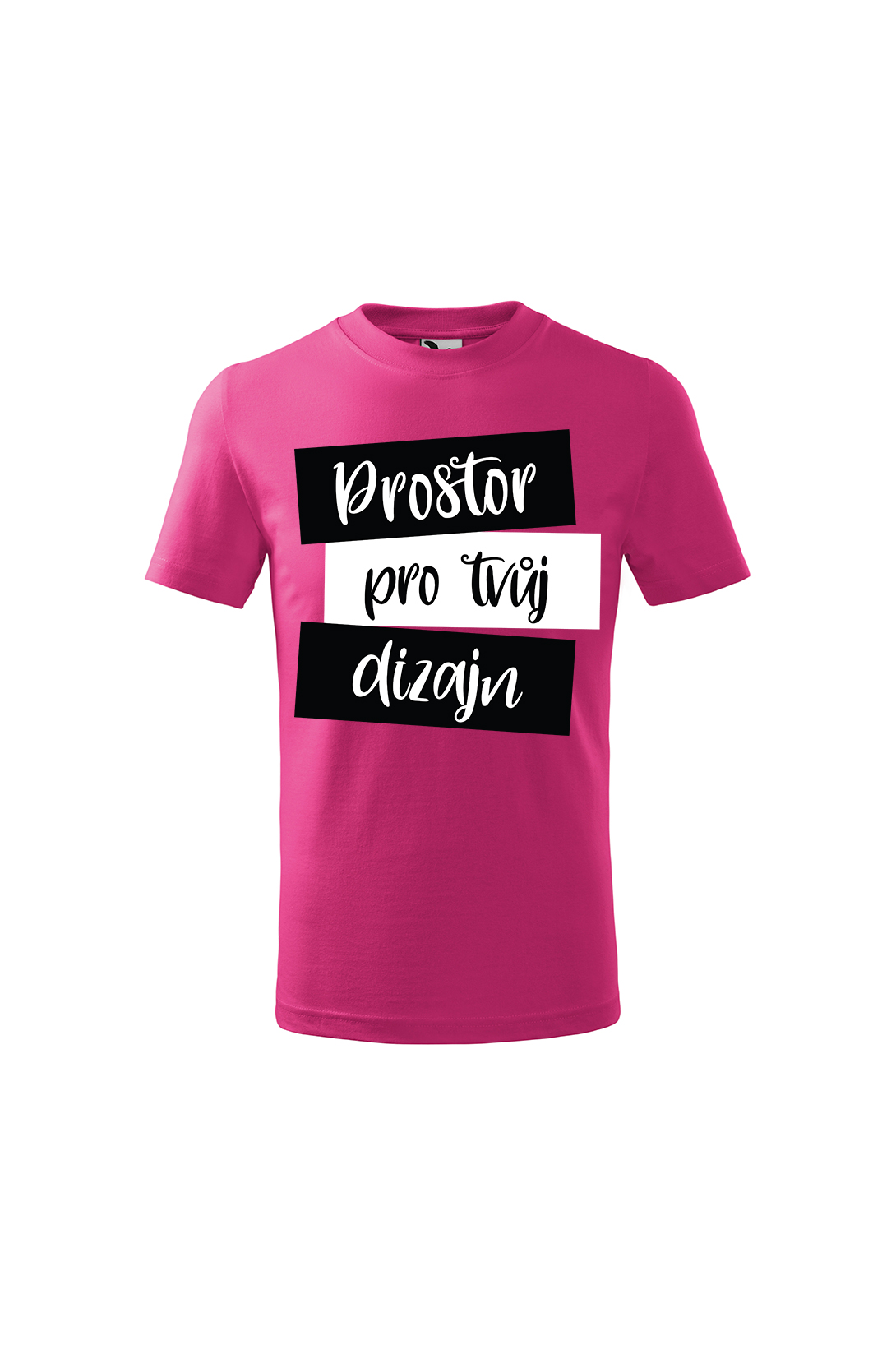 Dětské tričko s vlastním potiskem (krátký rukáv) Barva: Malinová, Velikost: 110