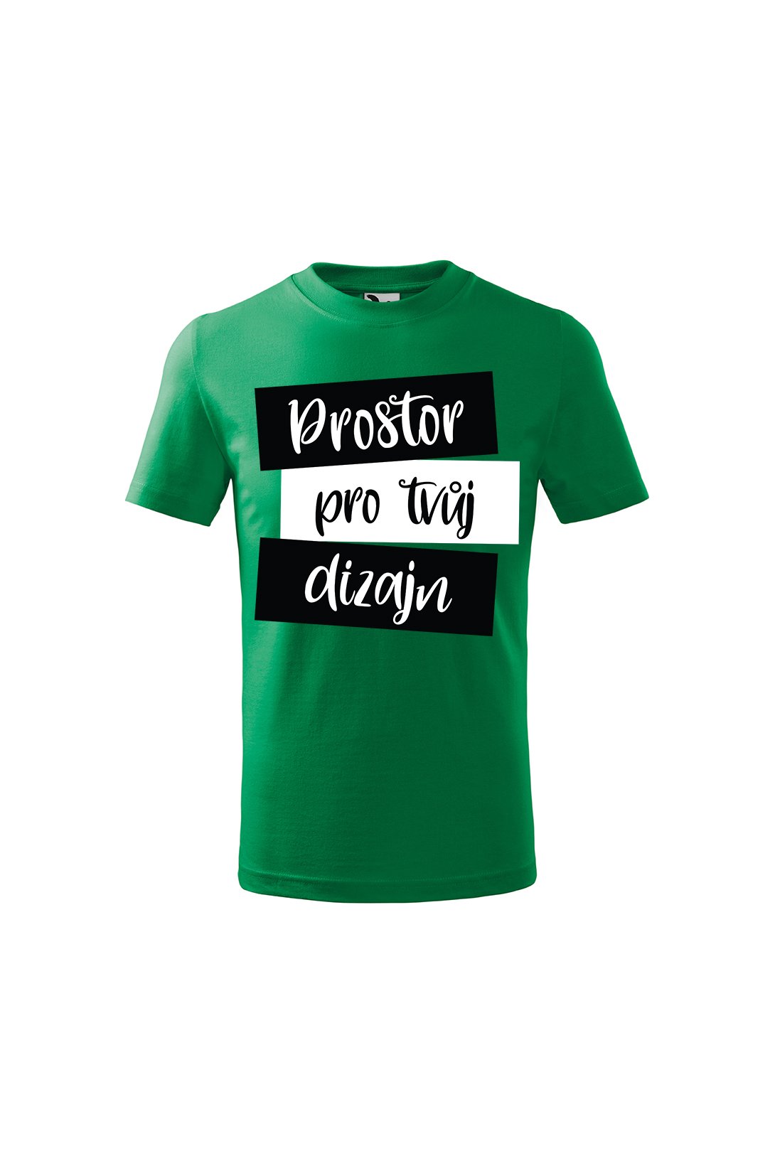 Dětské tričko s vlastním potiskem (krátký rukáv) Barva: Trávová zelená, Velikost: 158