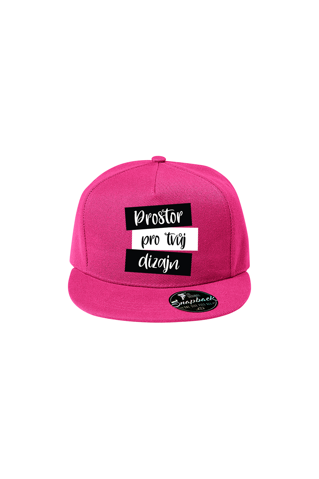 Snapback s vlastním potiskem Barva: Purpurová
