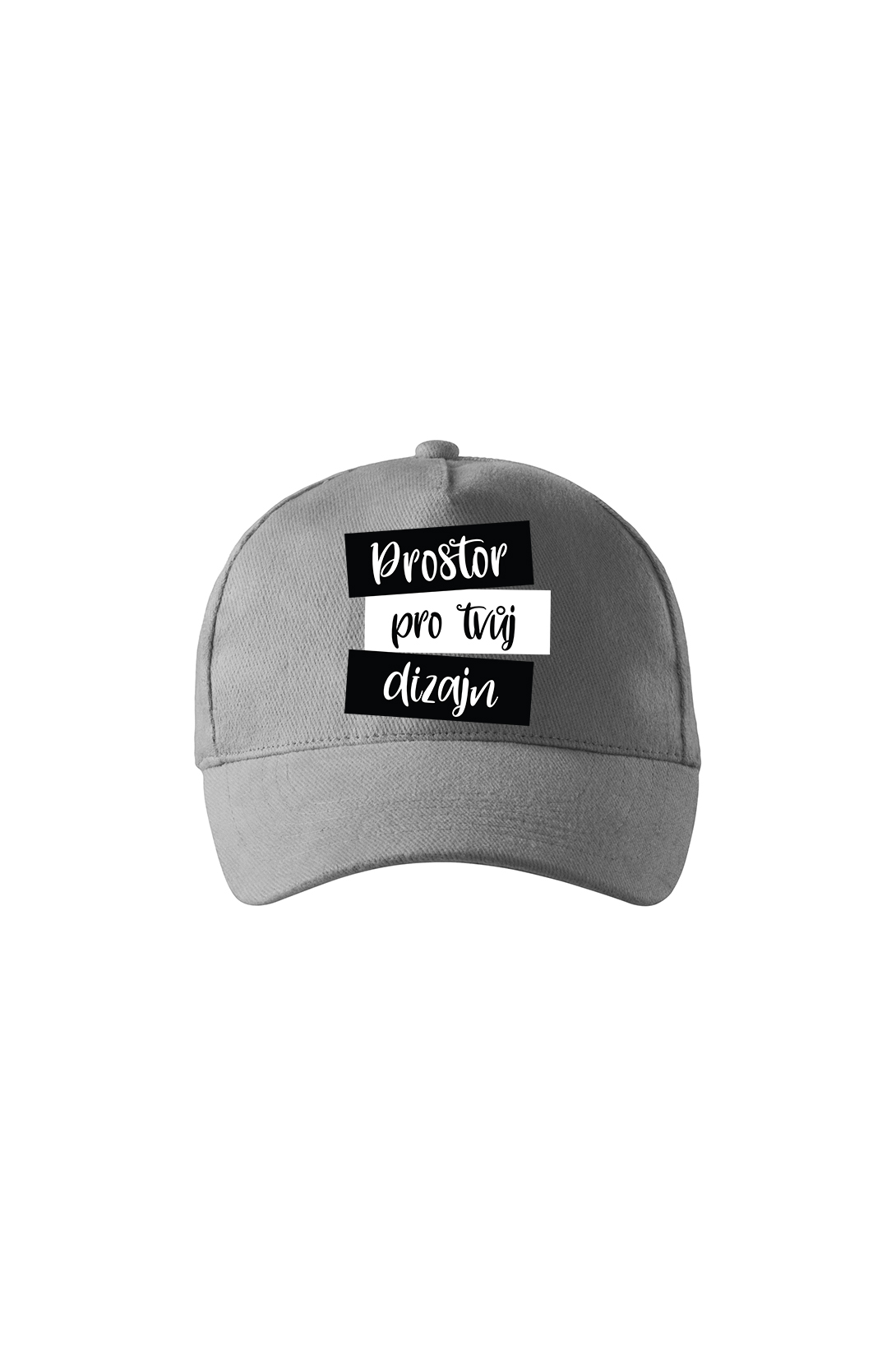 Kšiltovka s vlastním potiskem Barva: Starostříbrná
