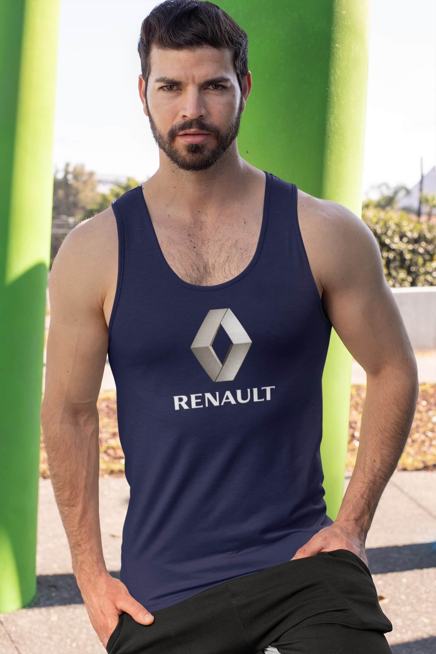 Pánské tílko s logem auta Renault