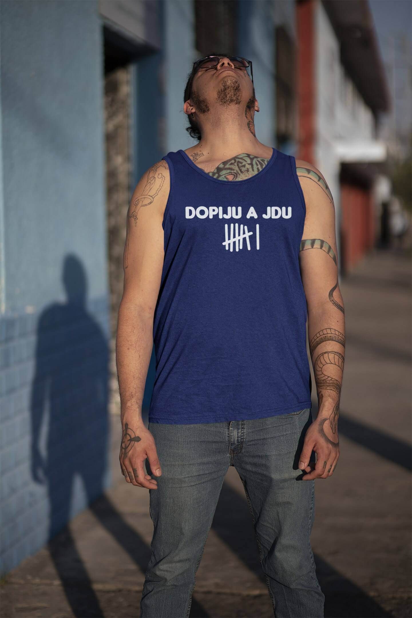 Pánské tílko Dopiju a jdu