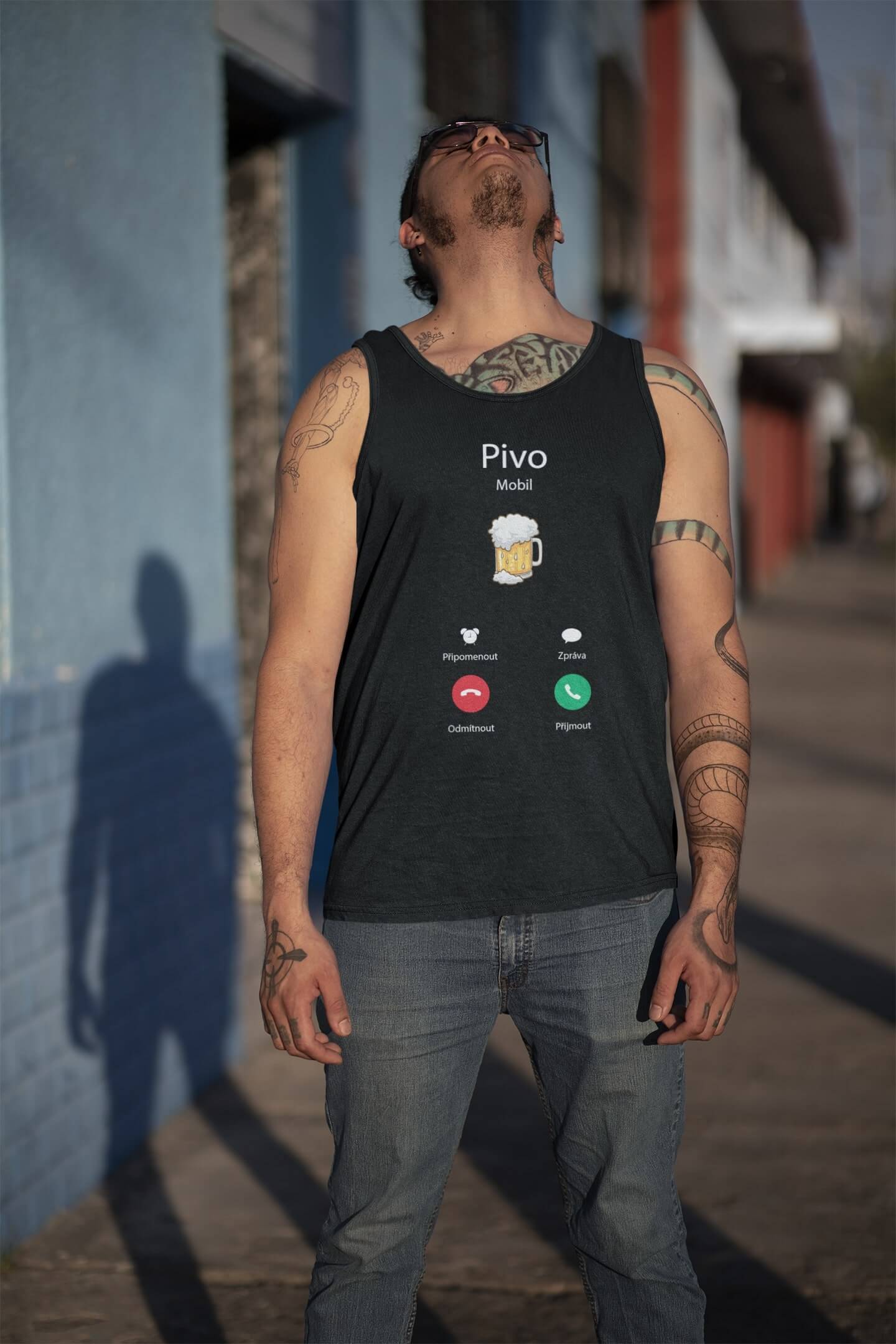 Pánské tílko Pivo volá
