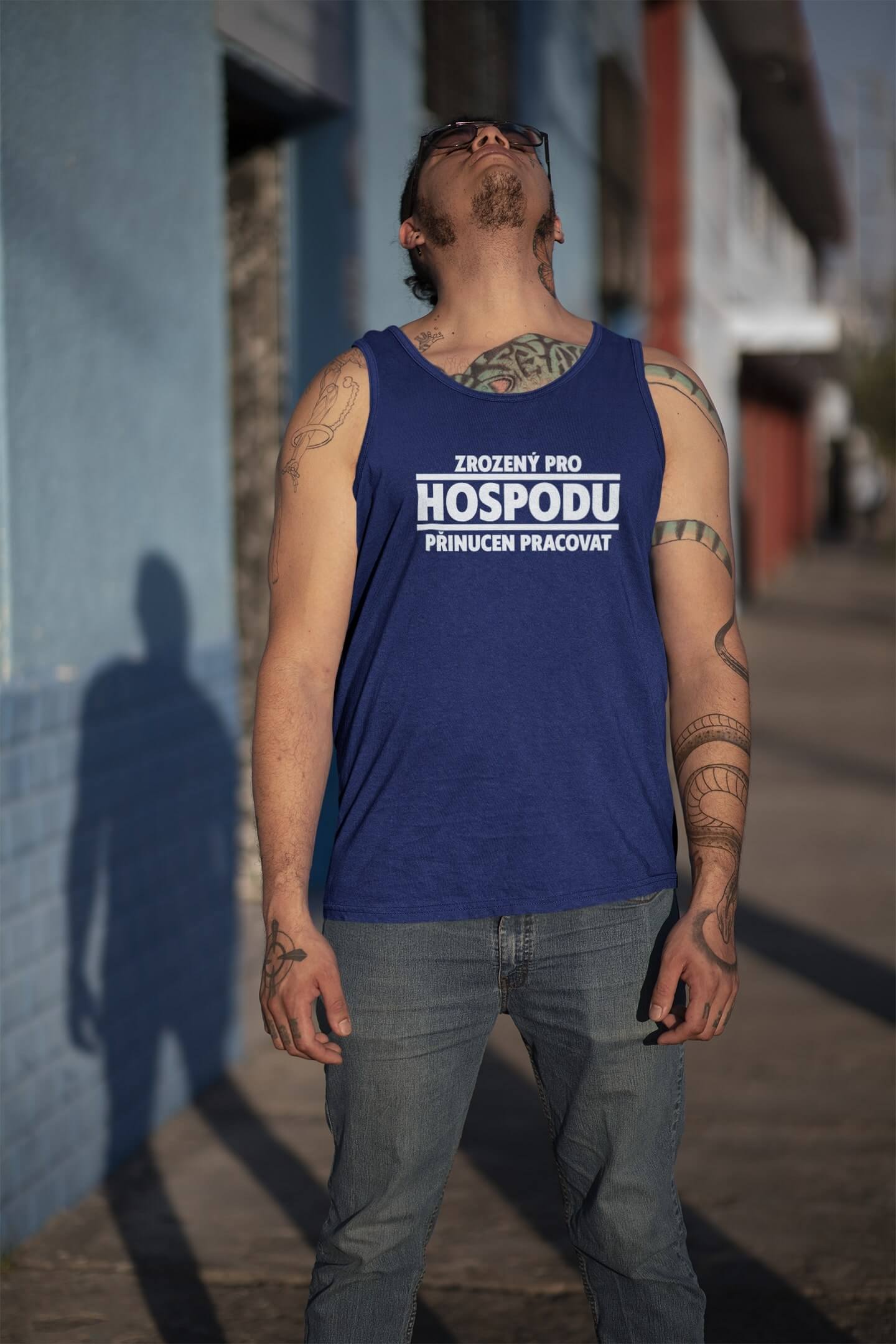 Pánské tílko Zrozený pro hospodu