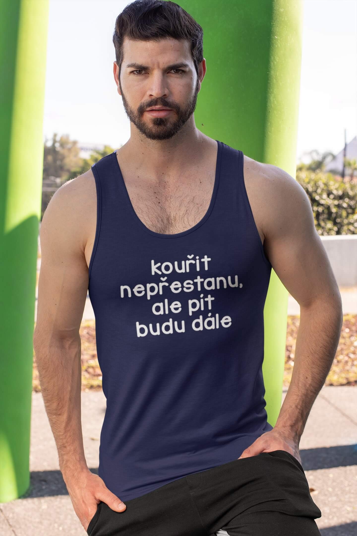 Pánské tílko Kouřit nepřestanu