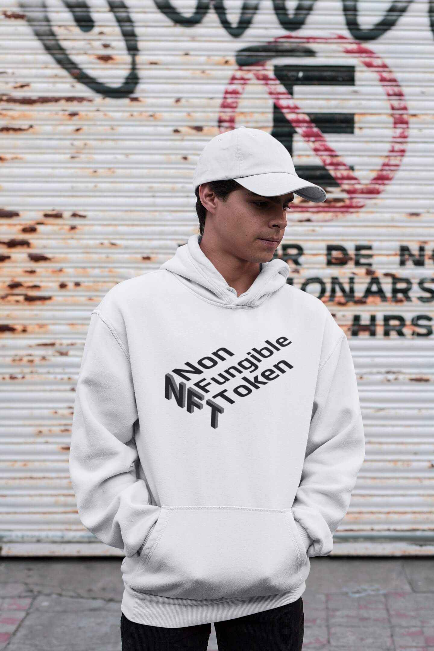 Pánská mikina NFT Barva: Bíla