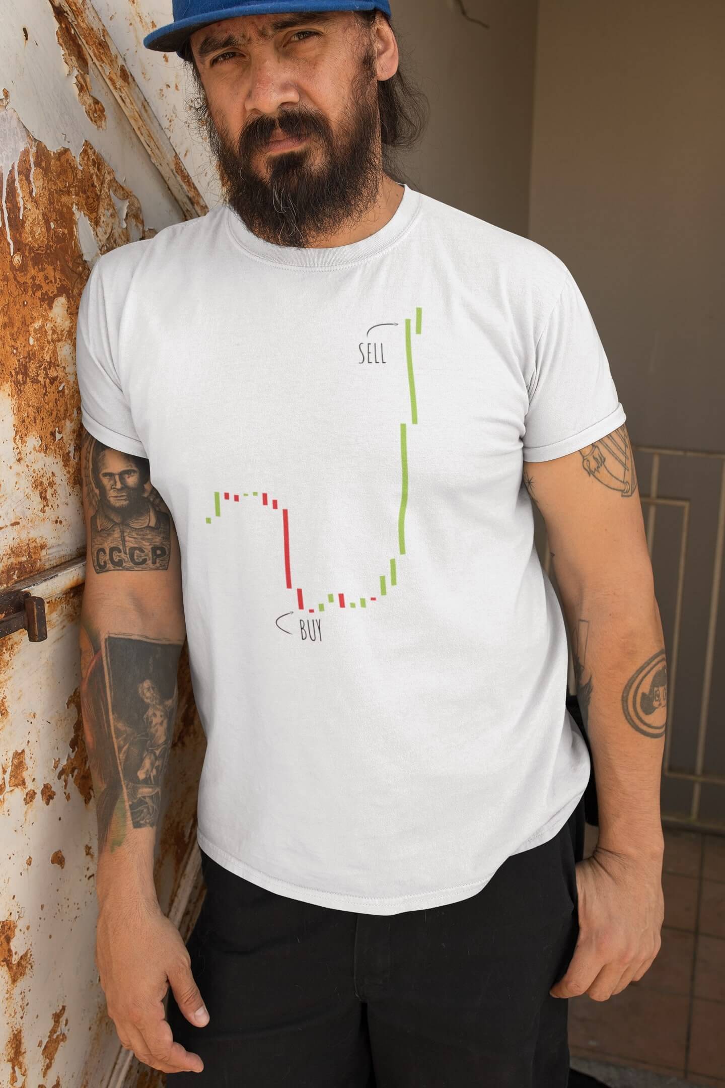 Pánské tričko Graf Barva: Bíla, Velikost: 4XL