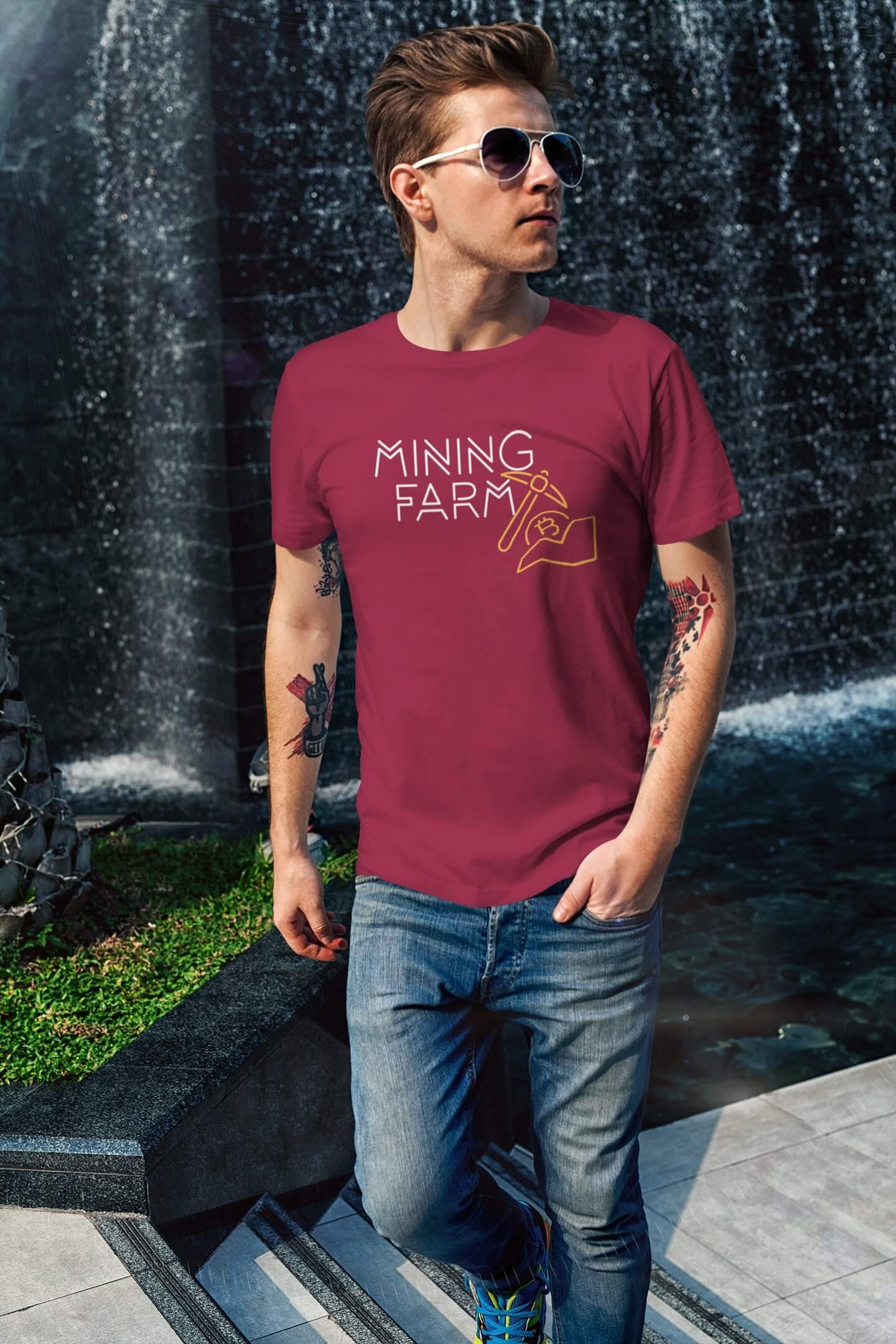 Pánské tričko Mining farm