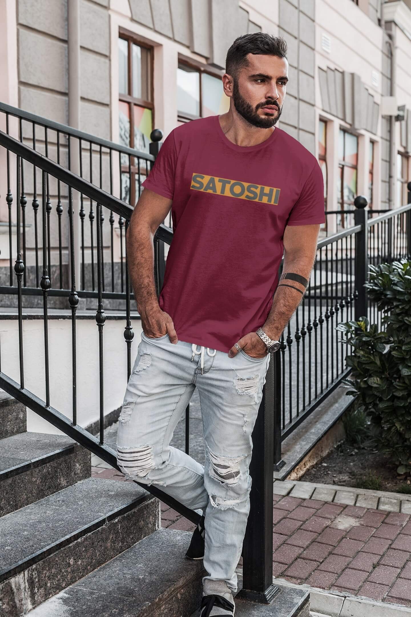 Pánské tričko Satoshi