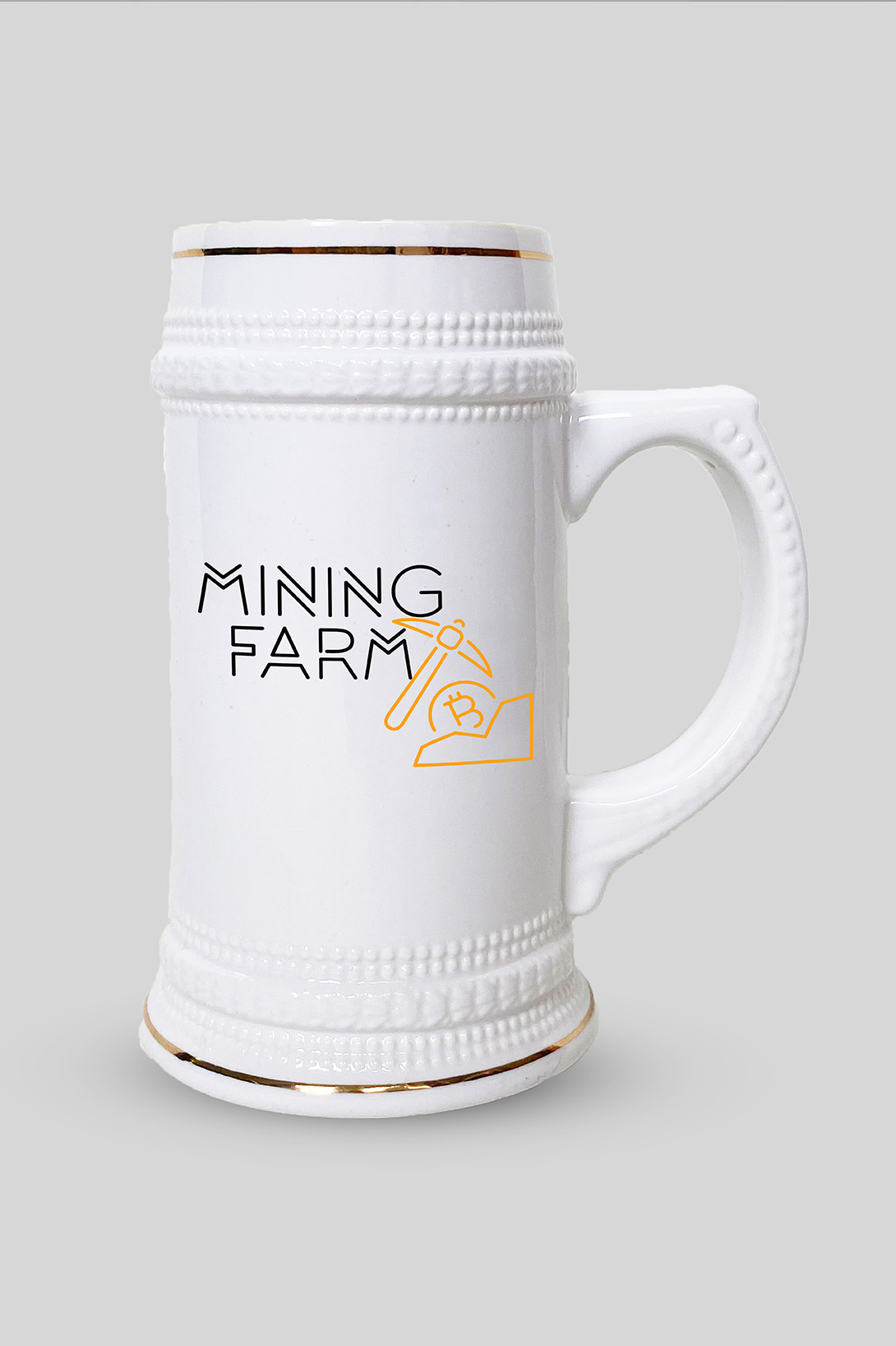 Půllitr na pivo Mining farm