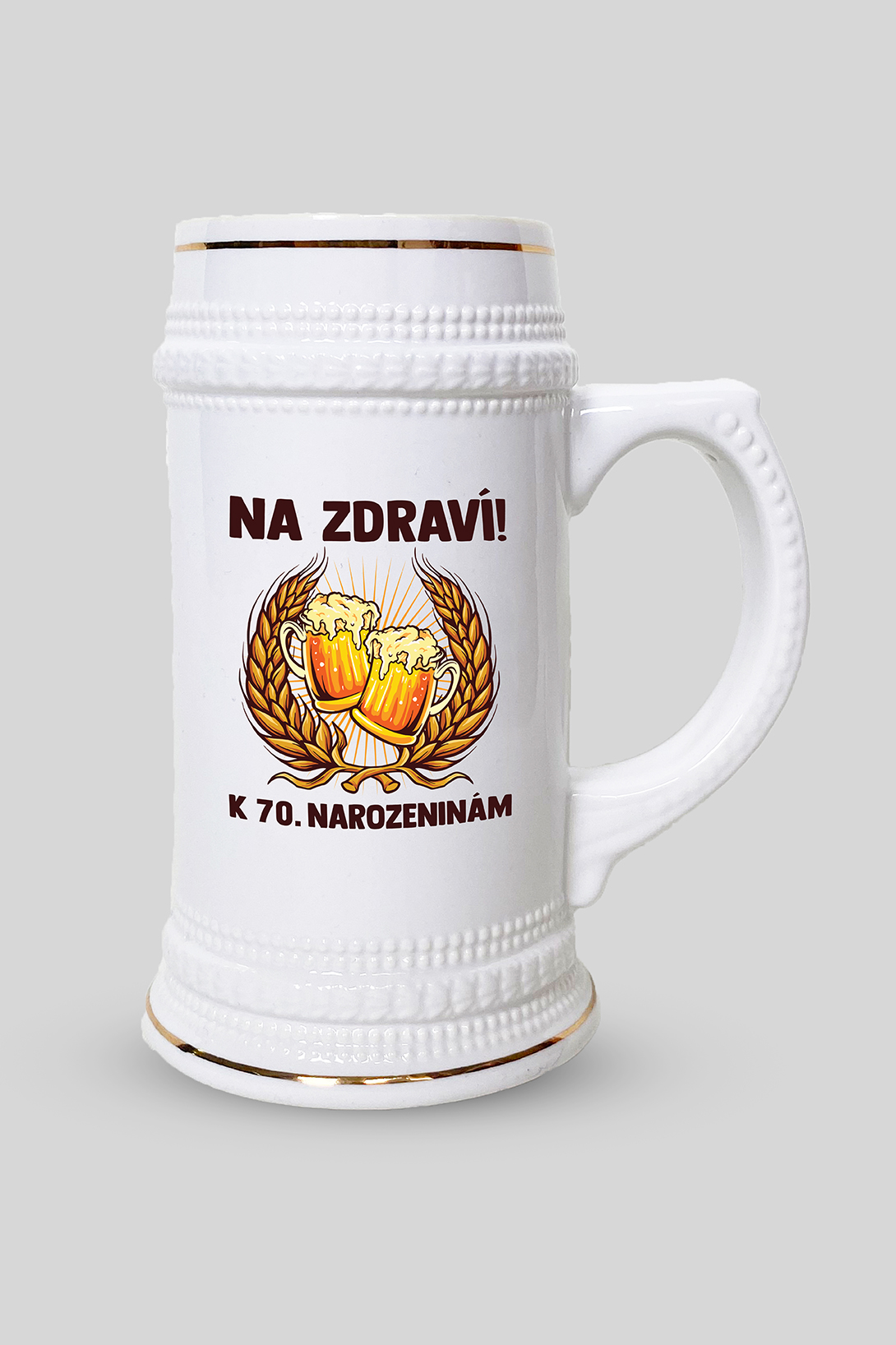 Půllitr na pivo k 70. narozeninám