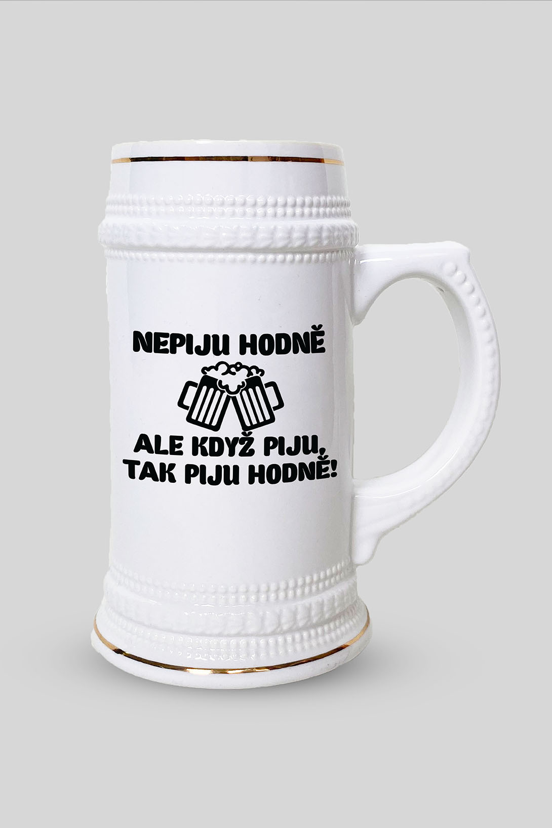 Půllitr na pivo Nepiju hodně