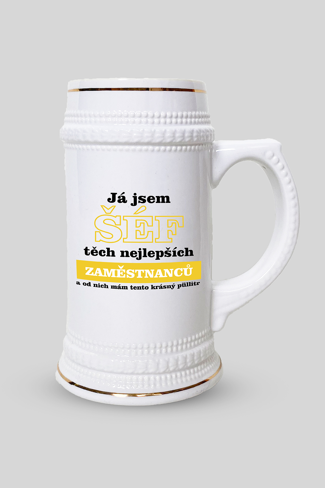 Půllitr na pivo PRO ŠÉFA