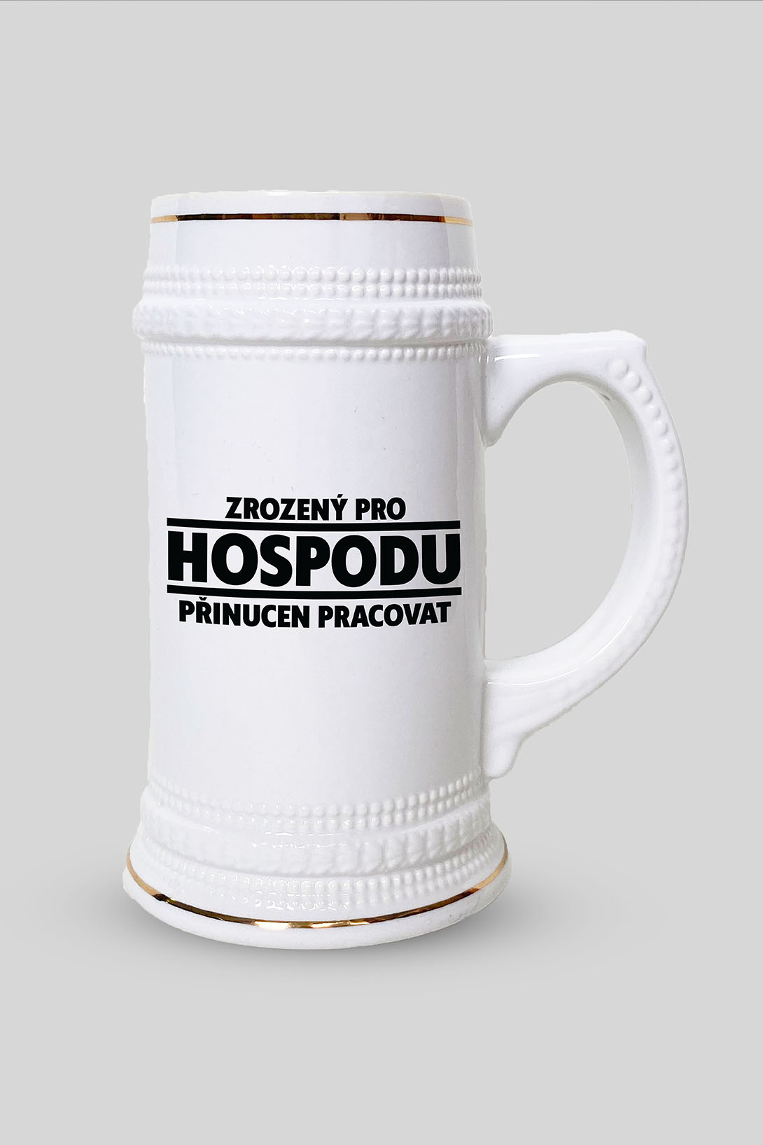 Půllitr na pivo Zrozený pro hospodu