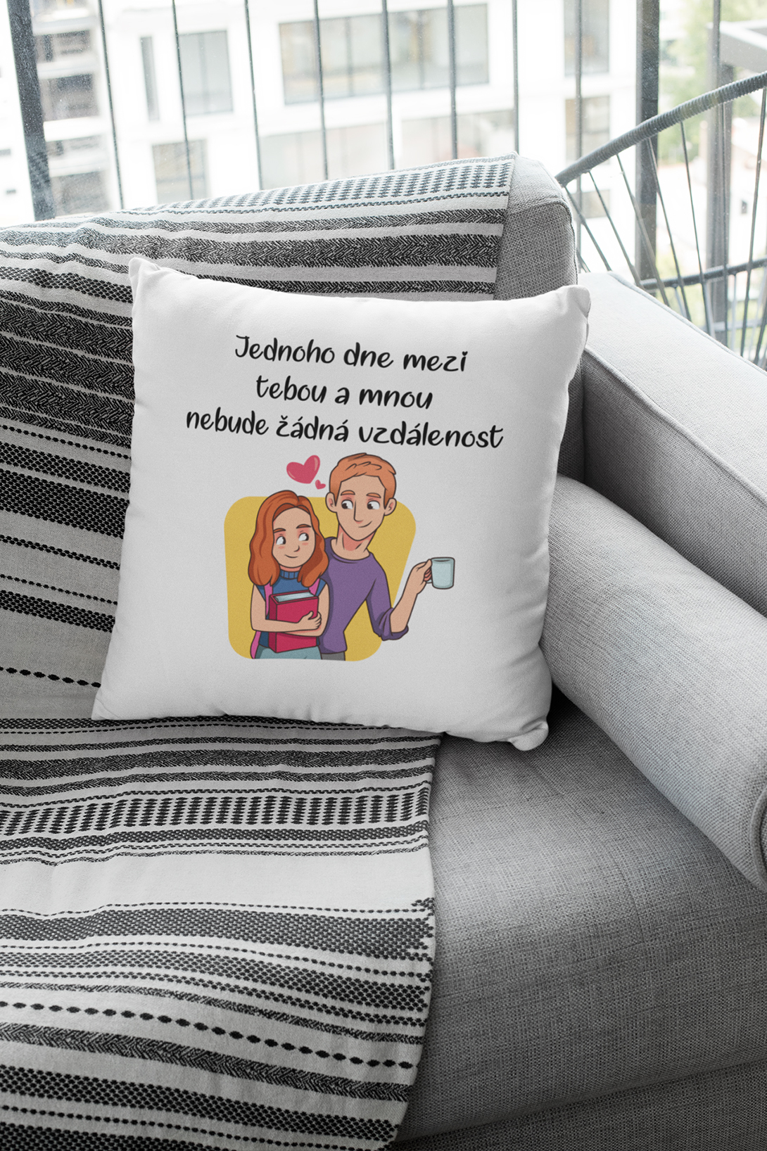 Polštář Vzdálenost mezi námi