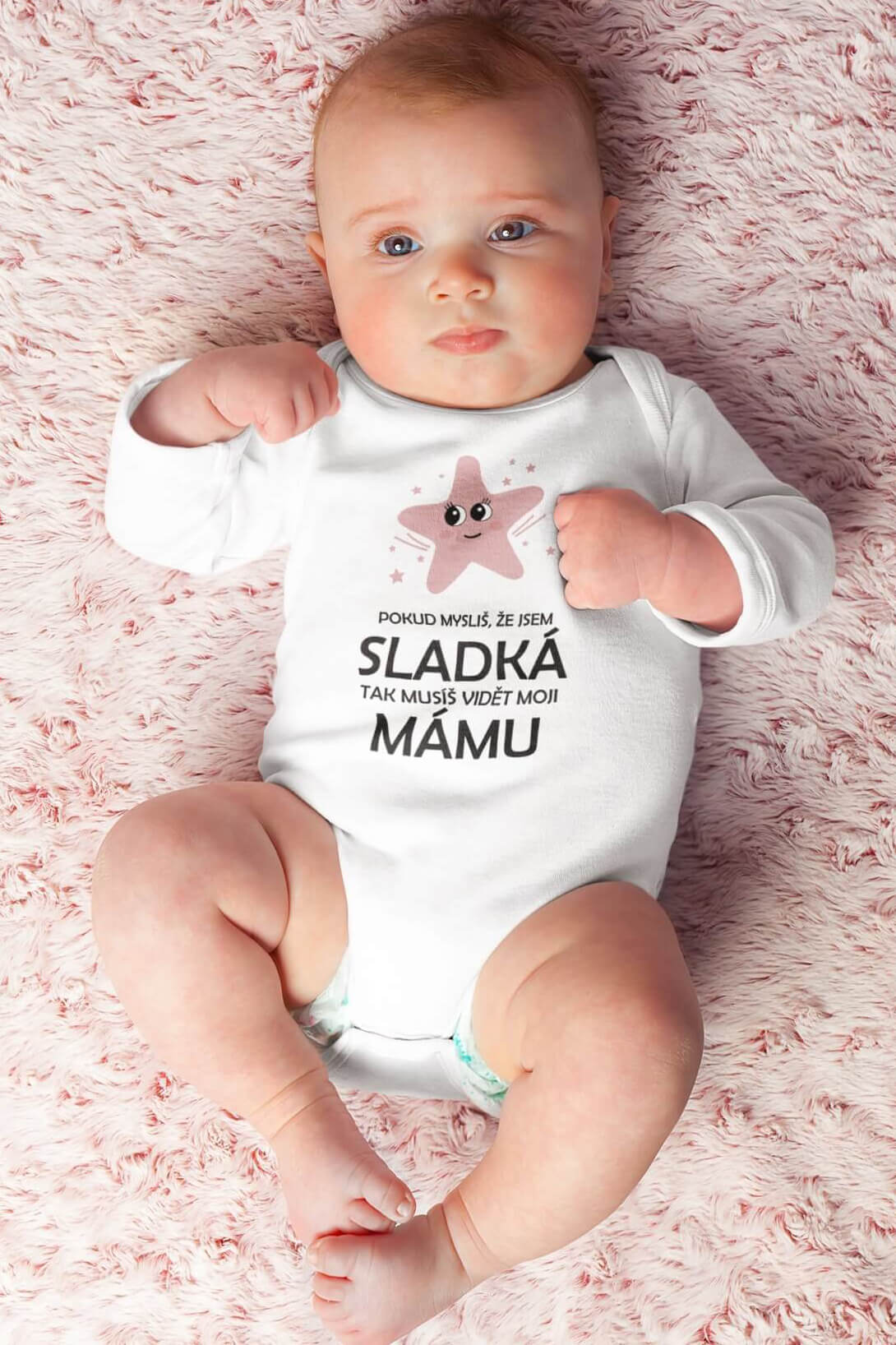 Kojenecké body Jsem sladká Velikost: 68(4m-6m)