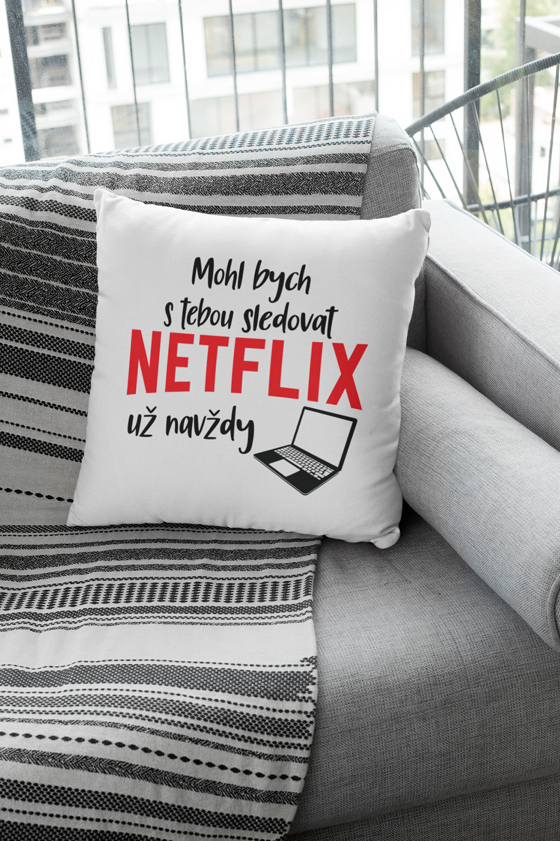 Polštář Netflix pro pány
