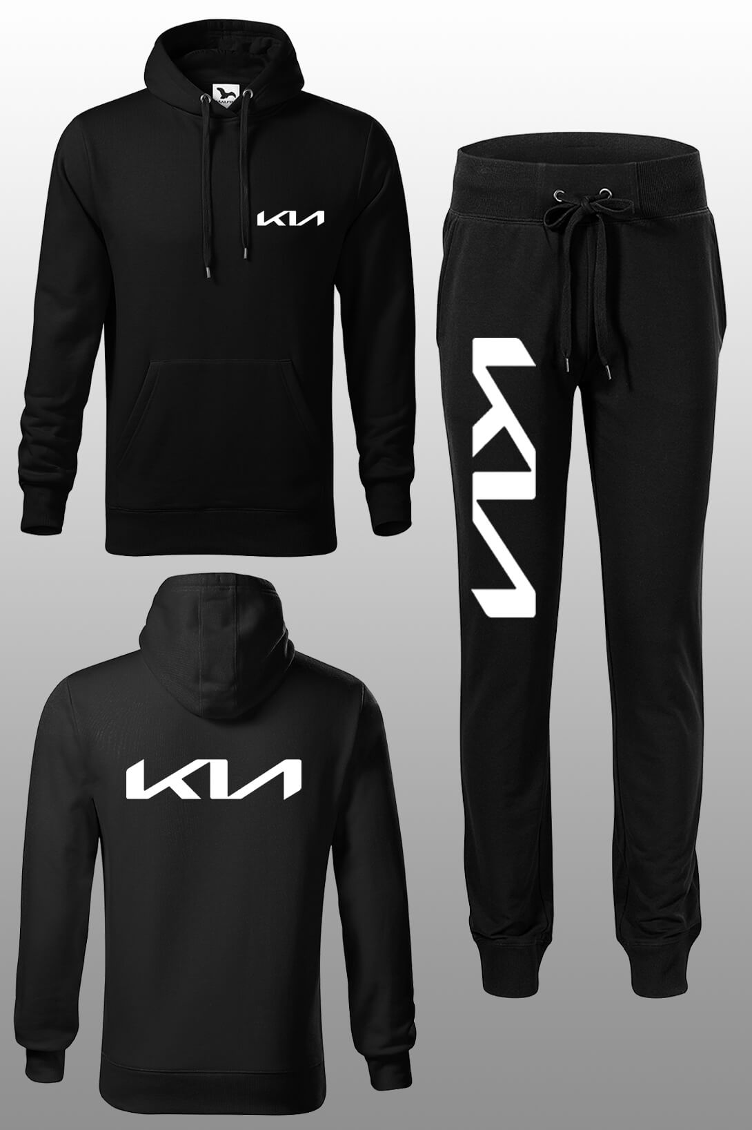 Tepláková souprava s dlouhým rukávem KIA Tepláky velikost: 2XL, Mikina velikost: L