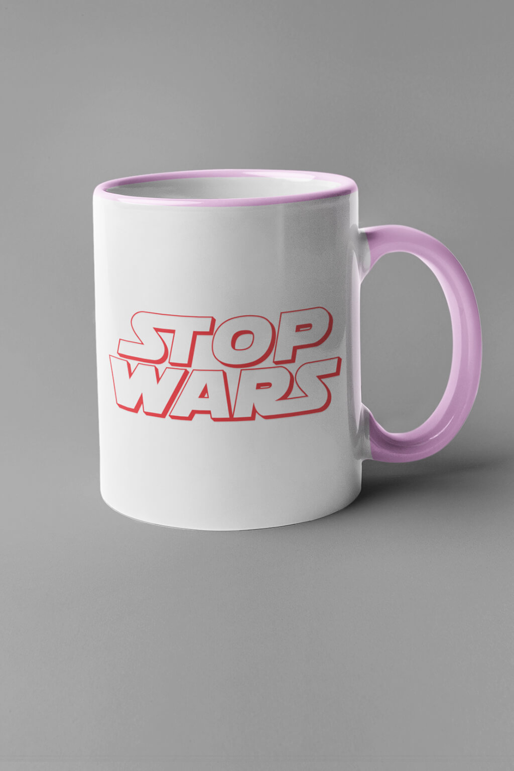 Levně Hrnek STOP WARS Barva: Ružová