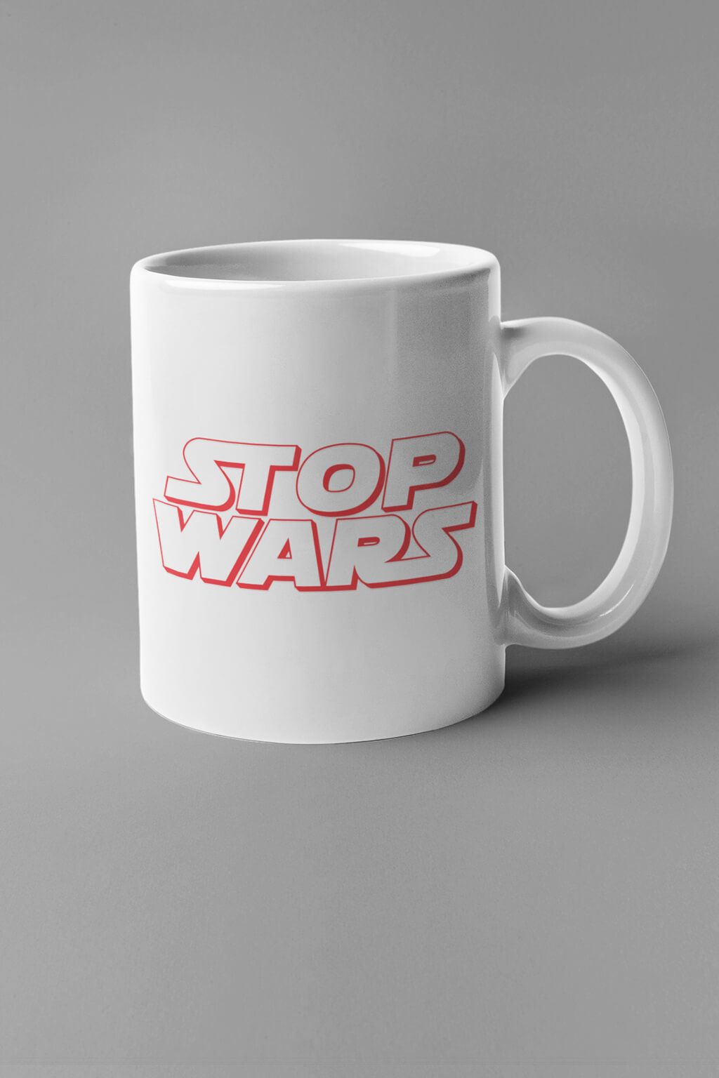 Levně Hrnek STOP WARS Barva: Bíla
