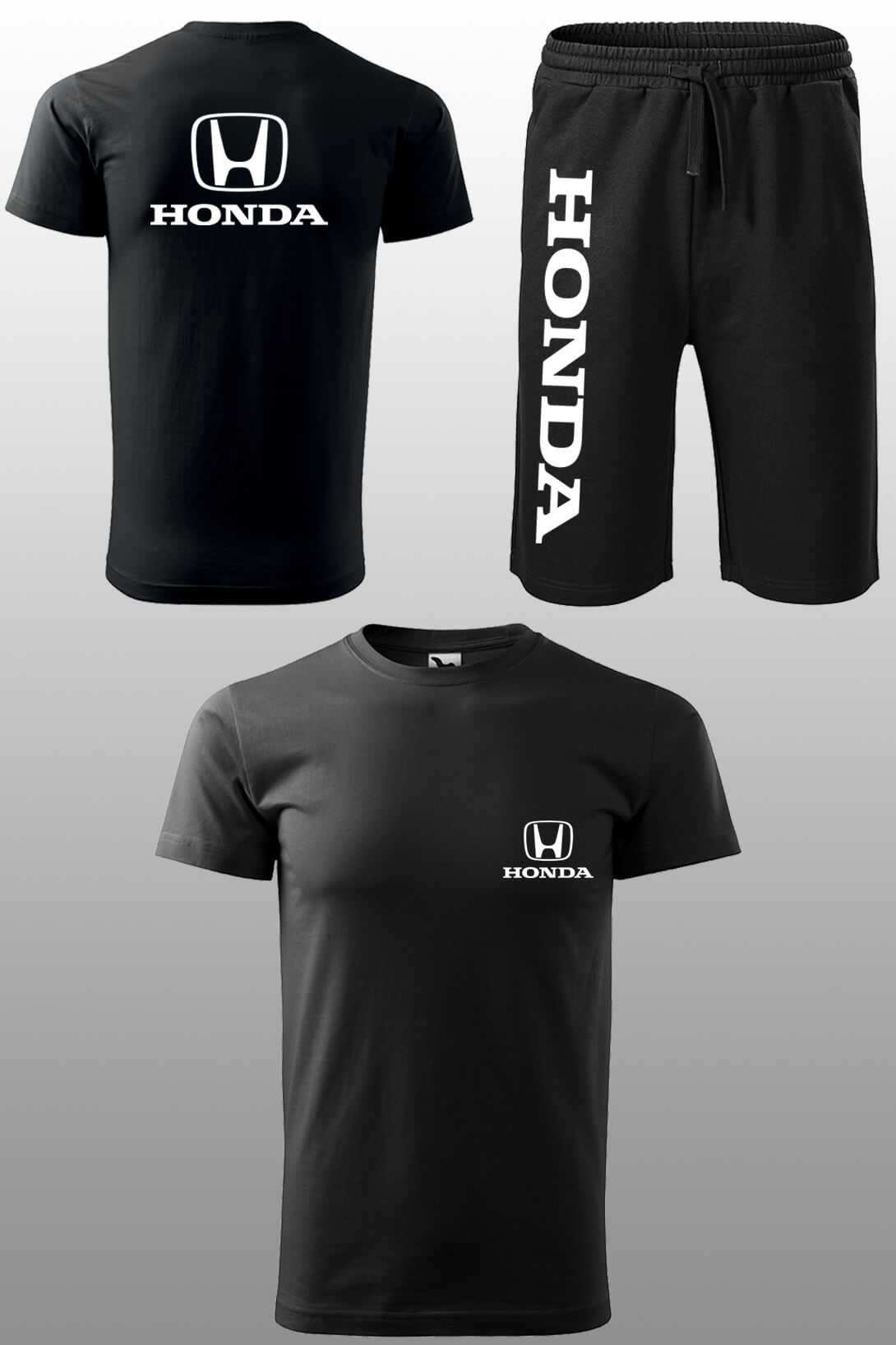 Tepláková souprava s krátkým rukávem Honda Kraťasy velikost: M, Triko velikost: 5XL