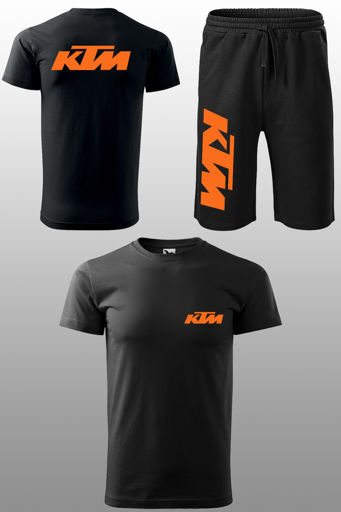 Tepláková souprava s krátkým rukávem KTM Kraťasy velikost: XL, Triko velikost: 5XL