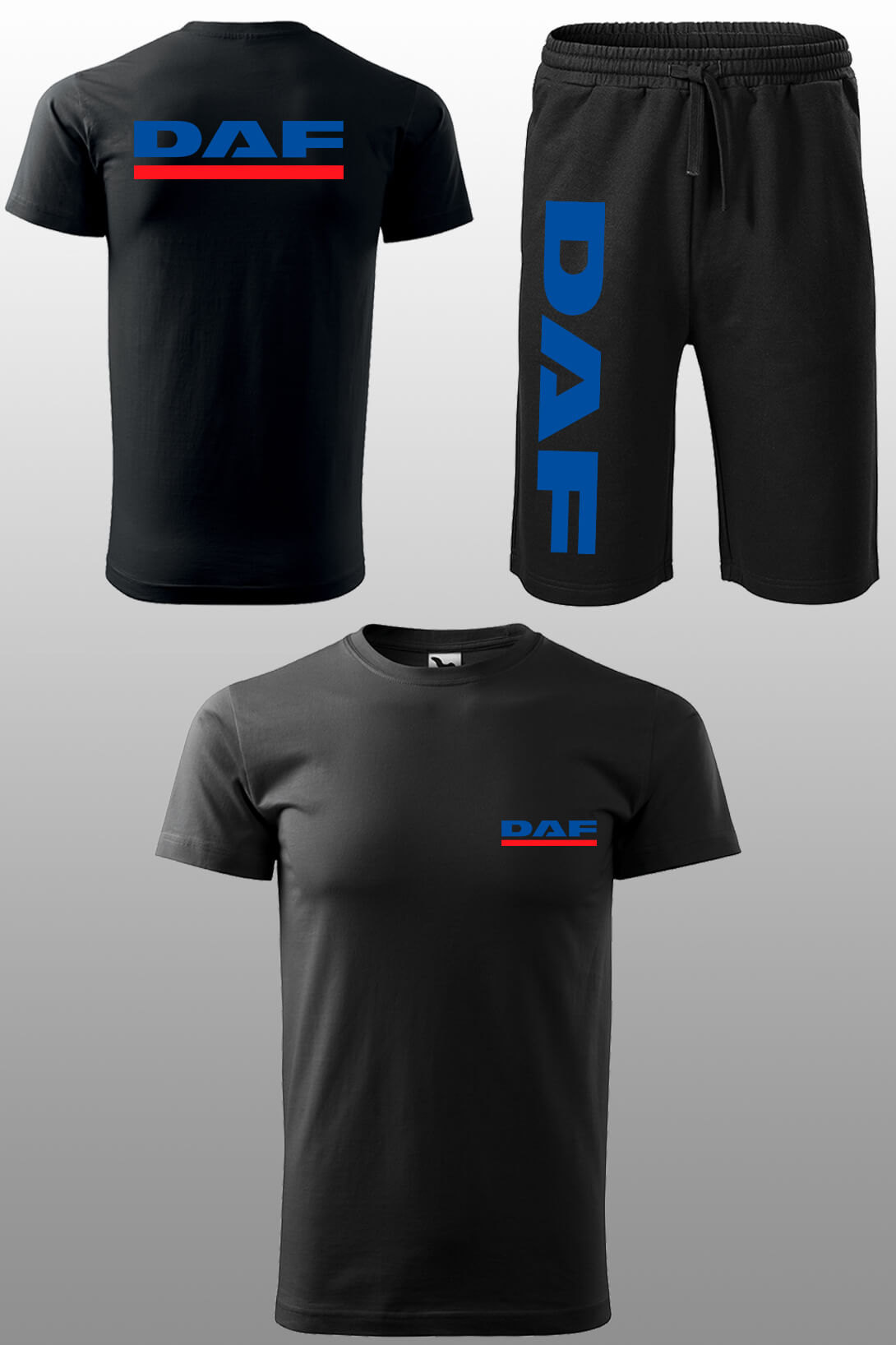 Tepláková souprava s krátkým rukávem DAF Kraťasy velikost: 3XL, Triko velikost: 5XL