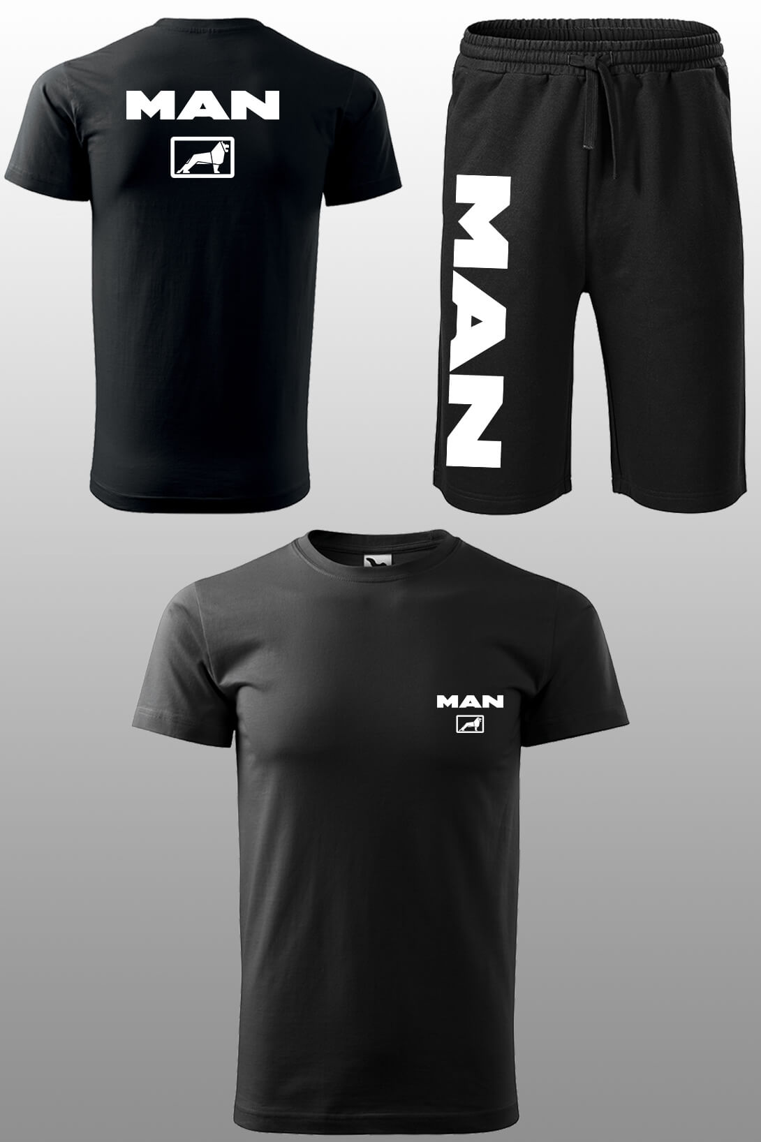 Tepláková souprava s krátkým rukávem MAN Kraťasy velikost: XL, Triko velikost: 5XL