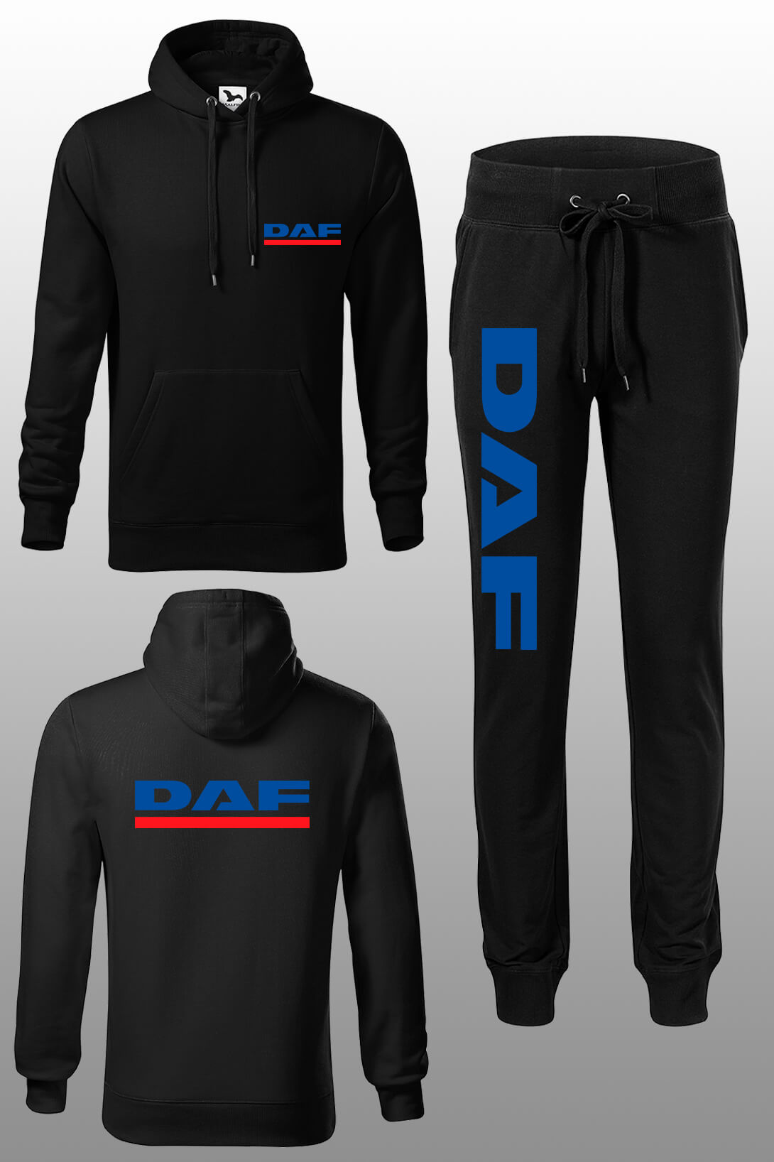 Tepláková souprava s dlouhým rukávem DAF Tepláky velikost: 3XL, Mikina velikost: 2XL