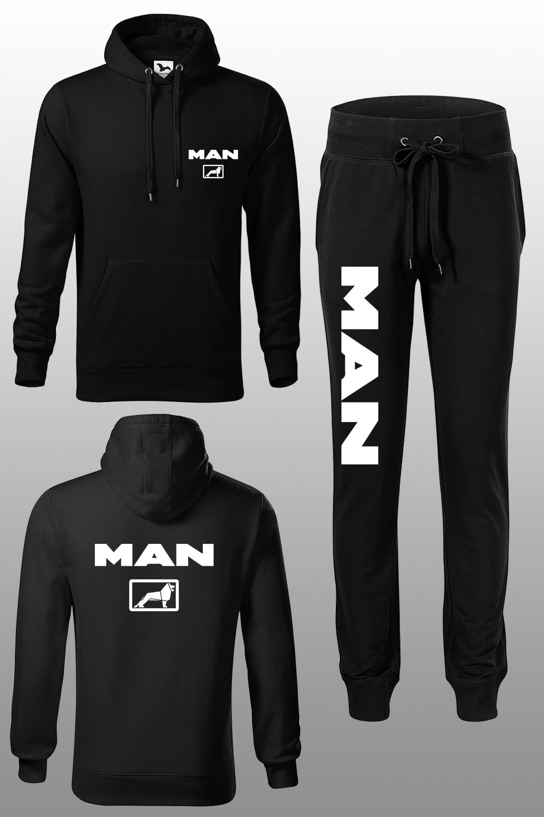 Tepláková souprava s dlouhým rukávem MAN Tepláky velikost: XL, Mikina velikost: 2XL