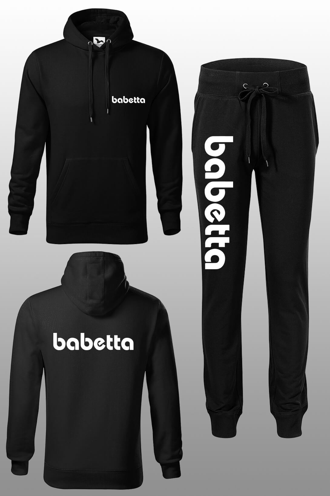 Tepláková souprava s dlouhým rukávem Babetta Tepláky velikost: XL, Mikina velikost: 3XL