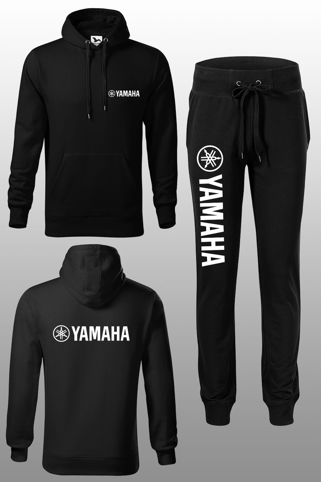 Tepláková souprava s dlouhým rukávem Yamaha Tepláky velikost: L, Mikina velikost: XL