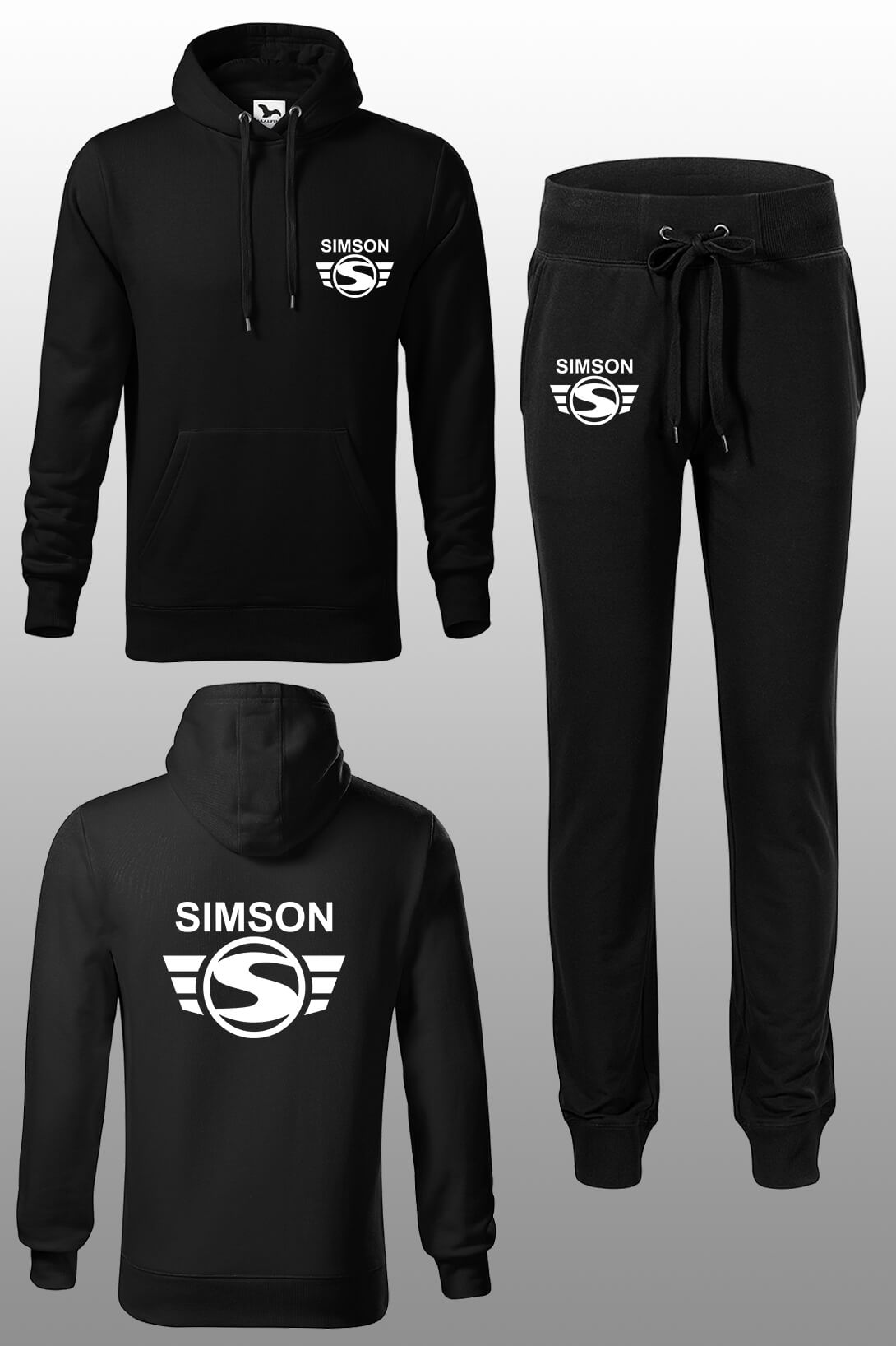 Tepláková souprava s dlouhým rukávem Simson Tepláky velikost: 2XL, Mikina velikost: XL