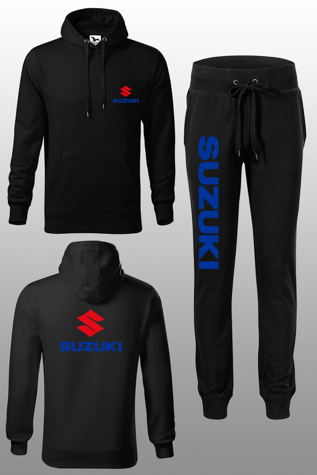 Tepláková souprava s dlouhým rukávem Suzuki Tepláky velikost: XL, Mikina velikost: 4XL