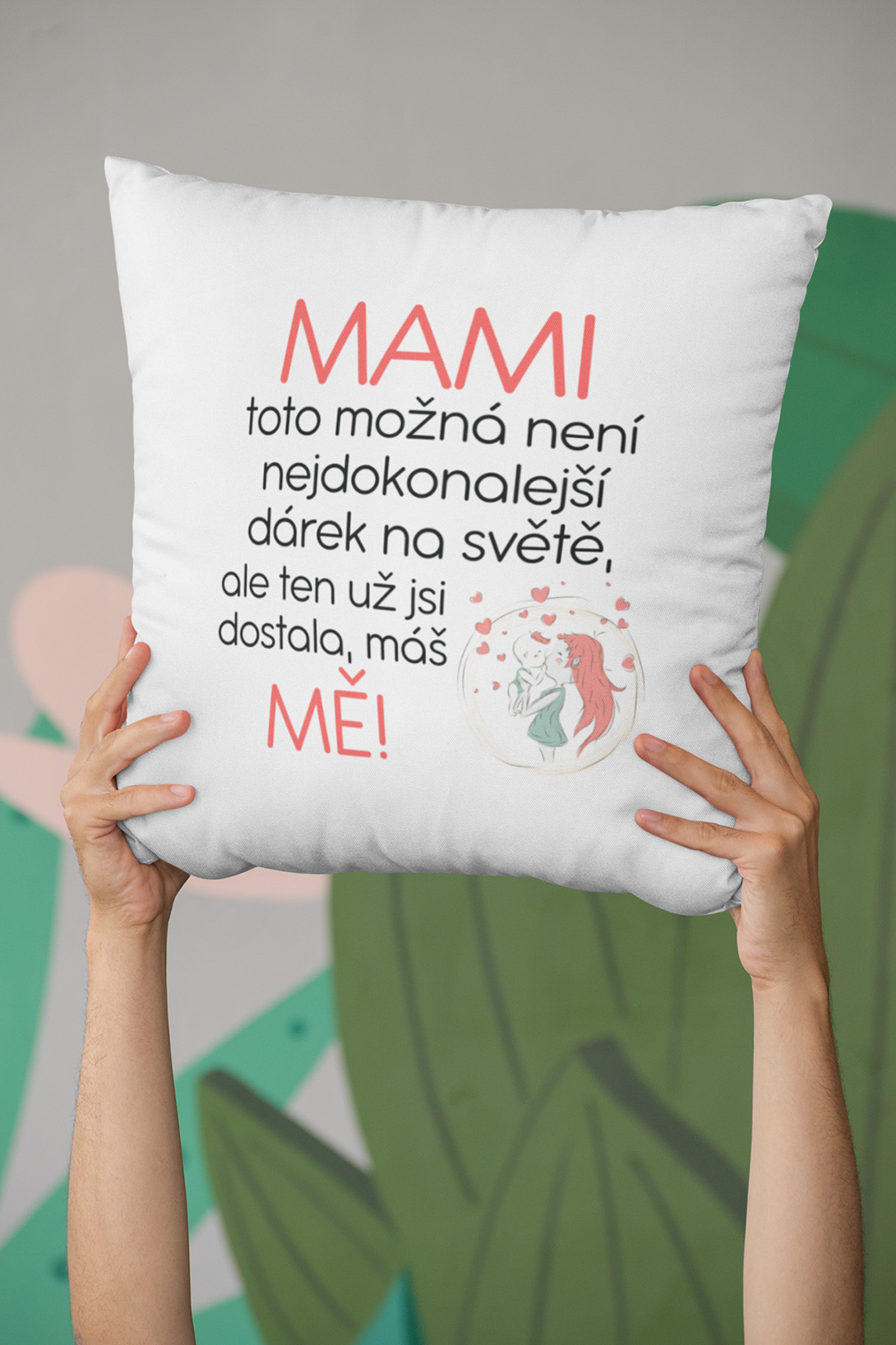 Polštář Nejdokonalejší dárek pro mámu
