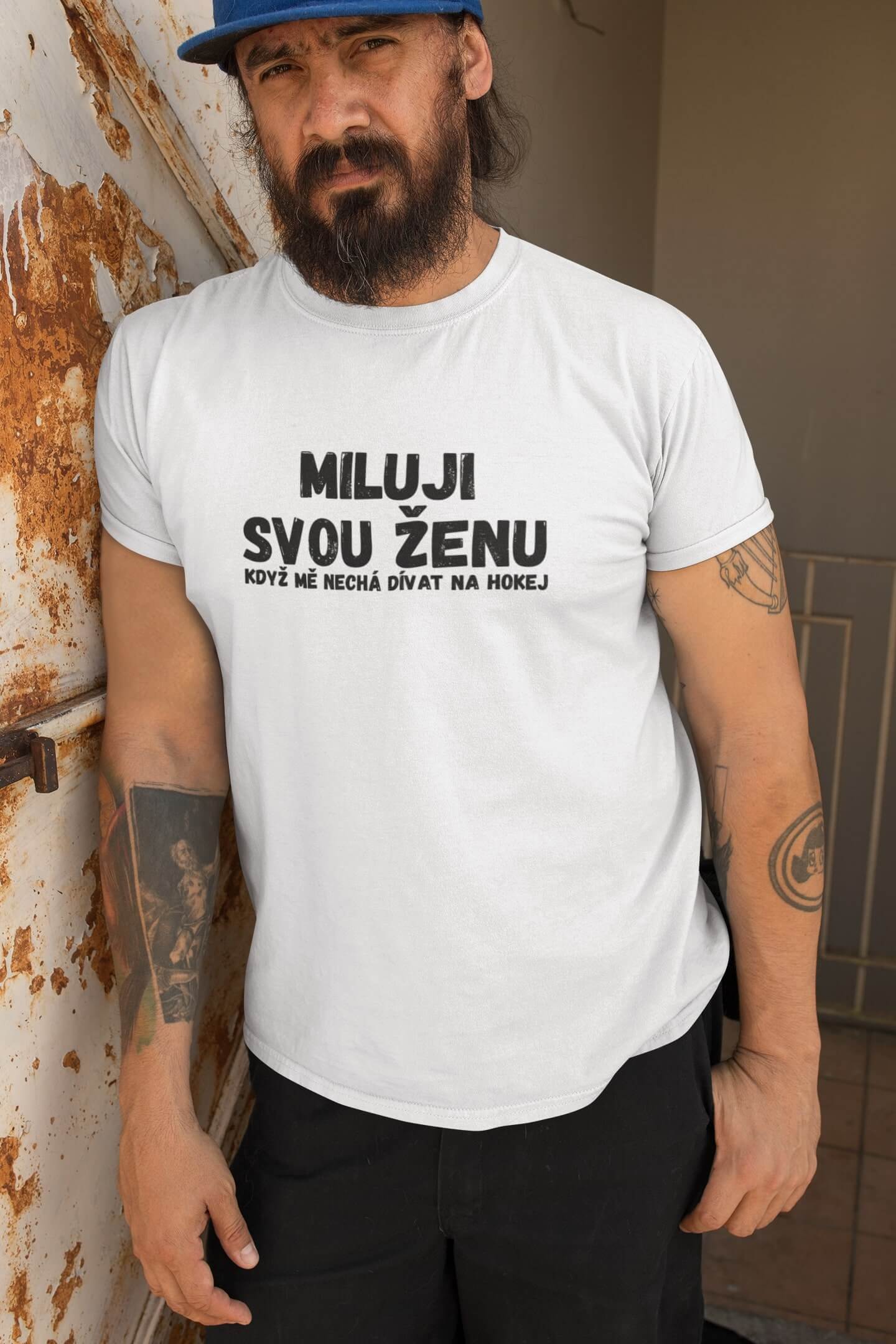 Pánské tričko Miluji svou ženu