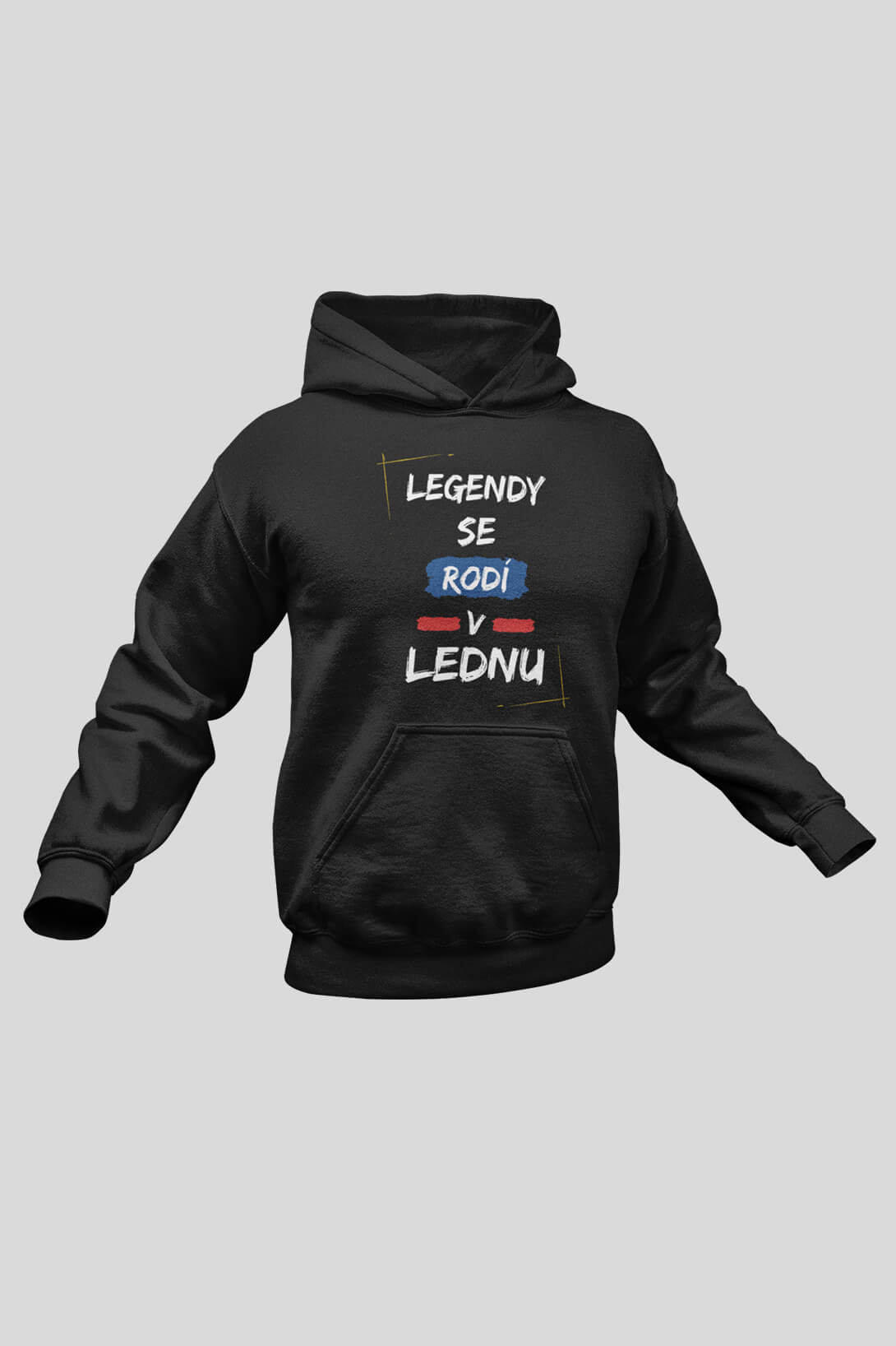 Pánská mikina Legendy se rodí v lednu Barva: Černá, Velikost: 2XL