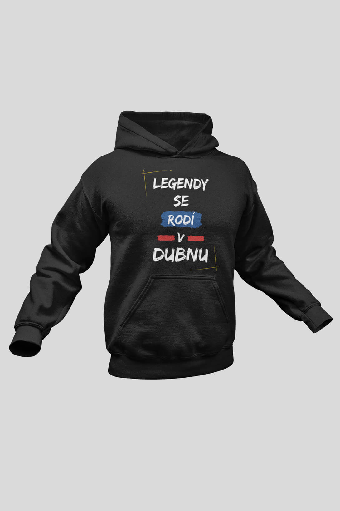 Pánská mikina Legendy se rodí v dubnu Barva: Černá, Velikost: XL
