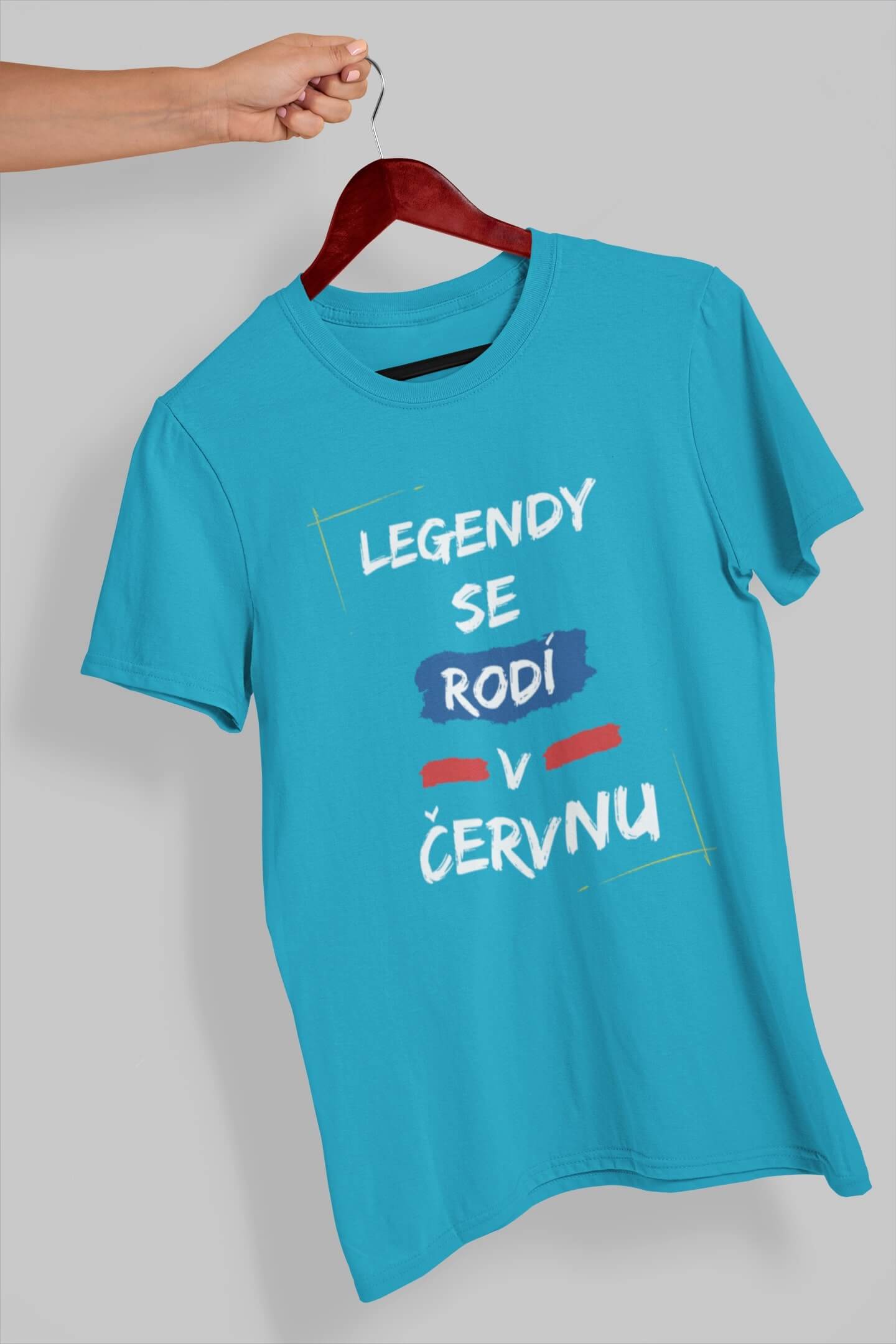 Pánske tričko Legendy se rodí v červnu