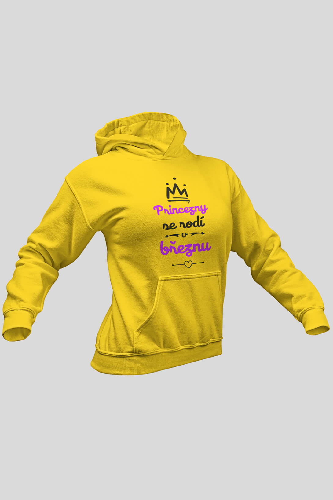 Levně Dámská mikina Březen Barva: Žlutá