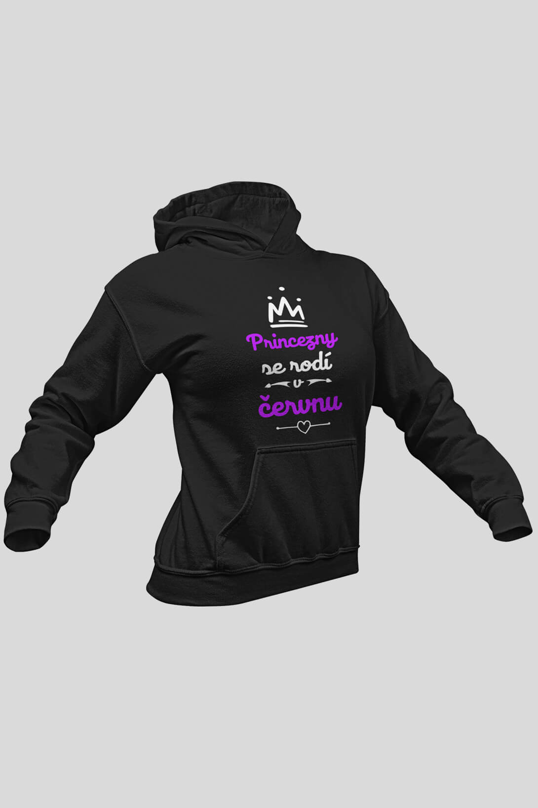 Levně Dámská mikina Červen Barva: Černá